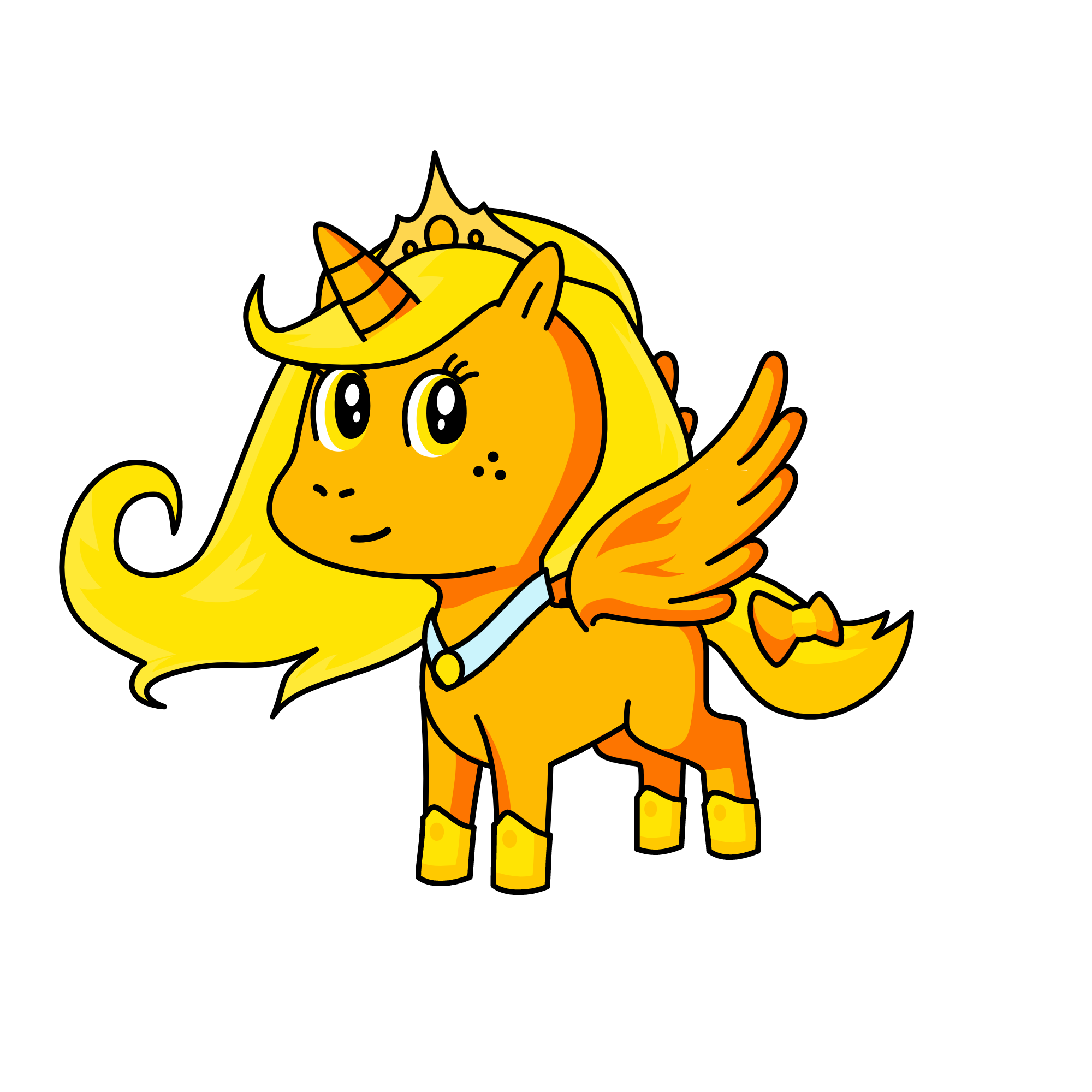 Sunset Shimmer, the unicorn