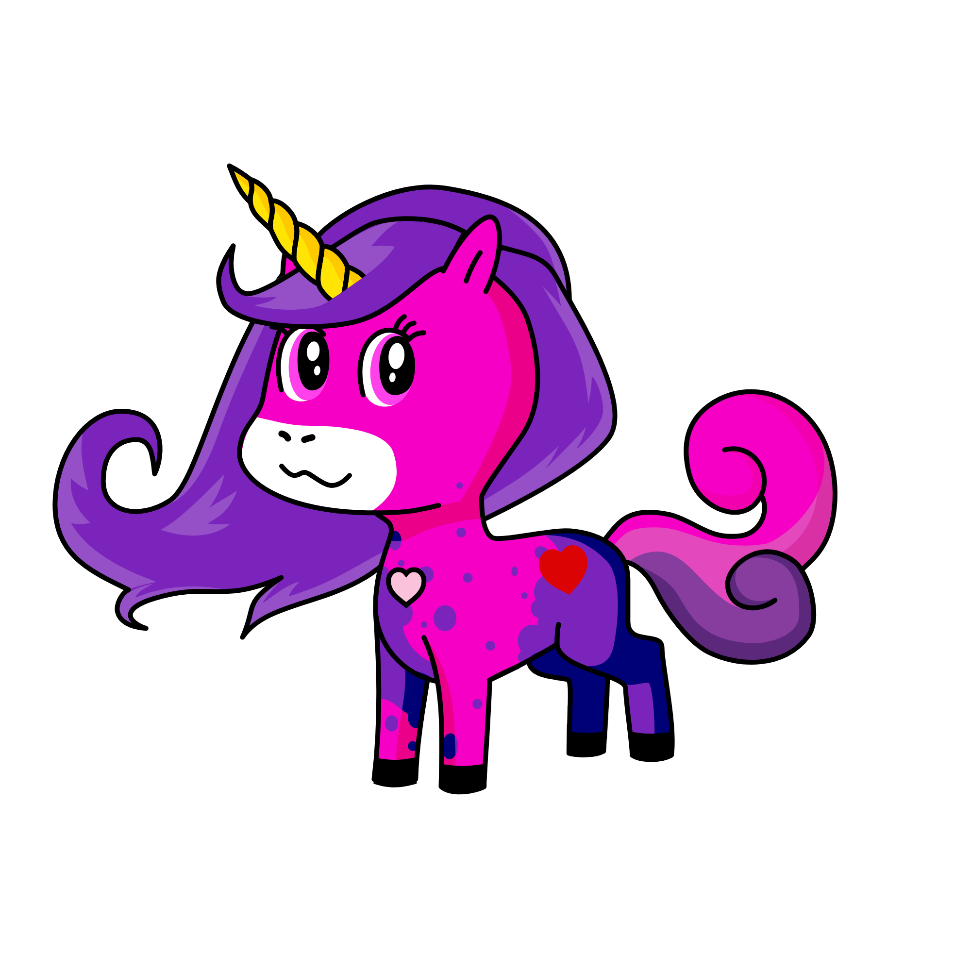 VALENTINE, the unicorn