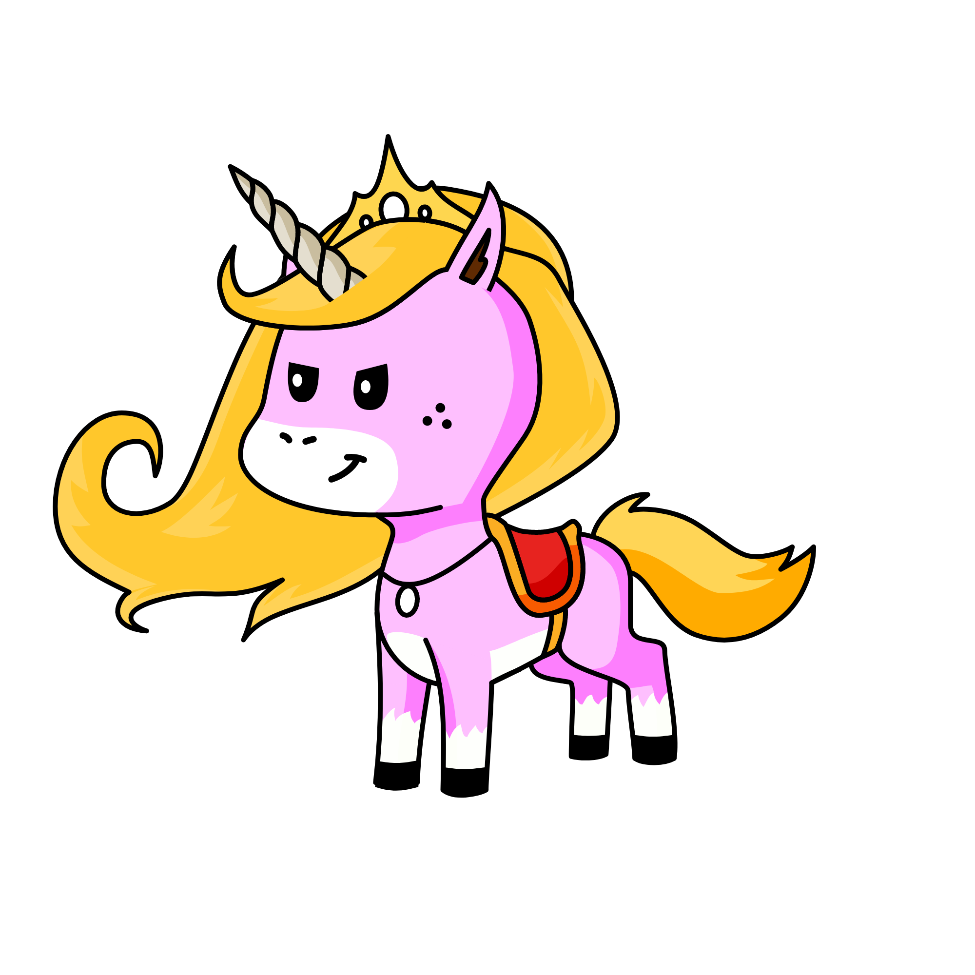Unicorn princess (hello I am the queen orf unicorns bow down to me), the unicorn