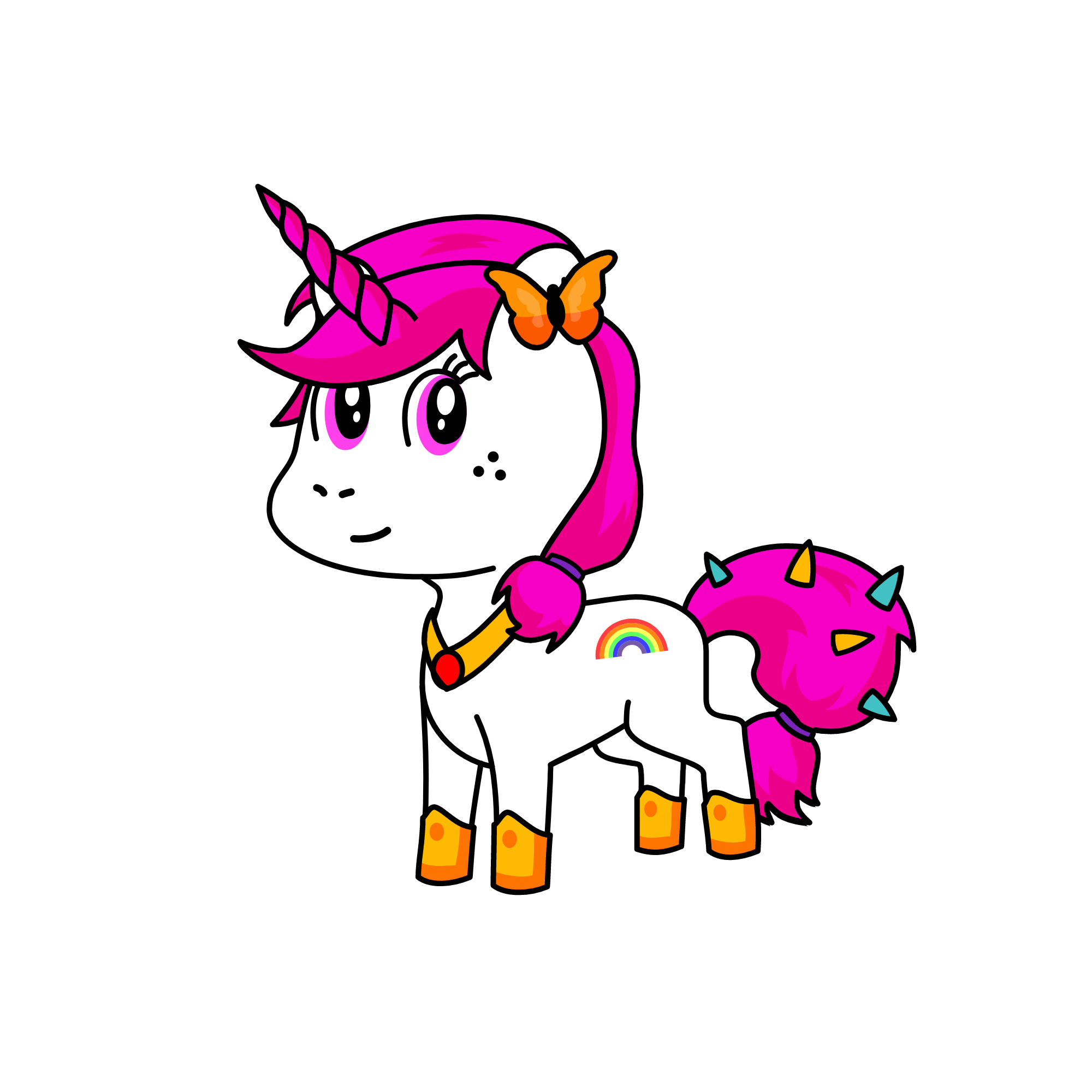 Princess Cloudy, the unicorn