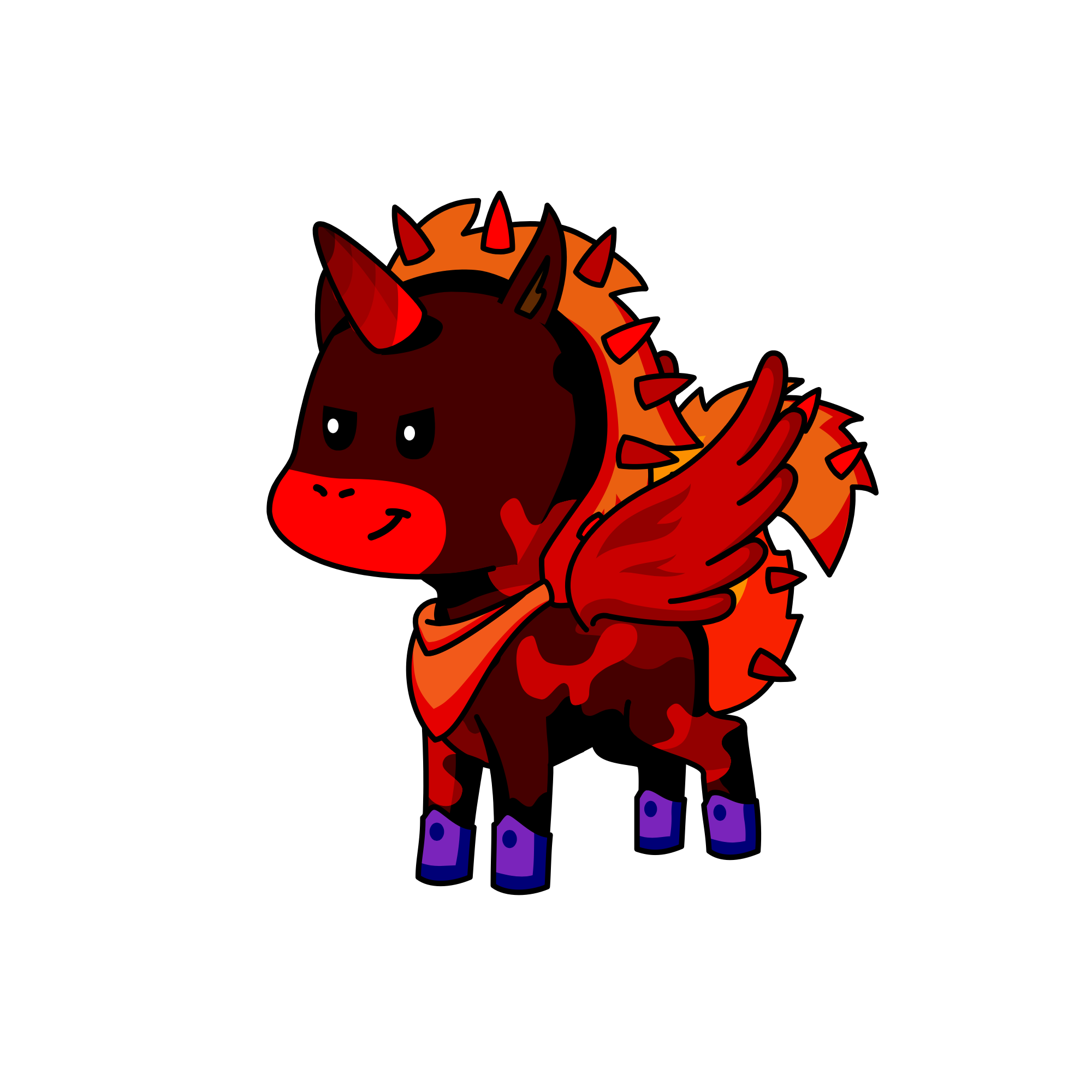 LITTLE PUNK ALICORN, the unicorn