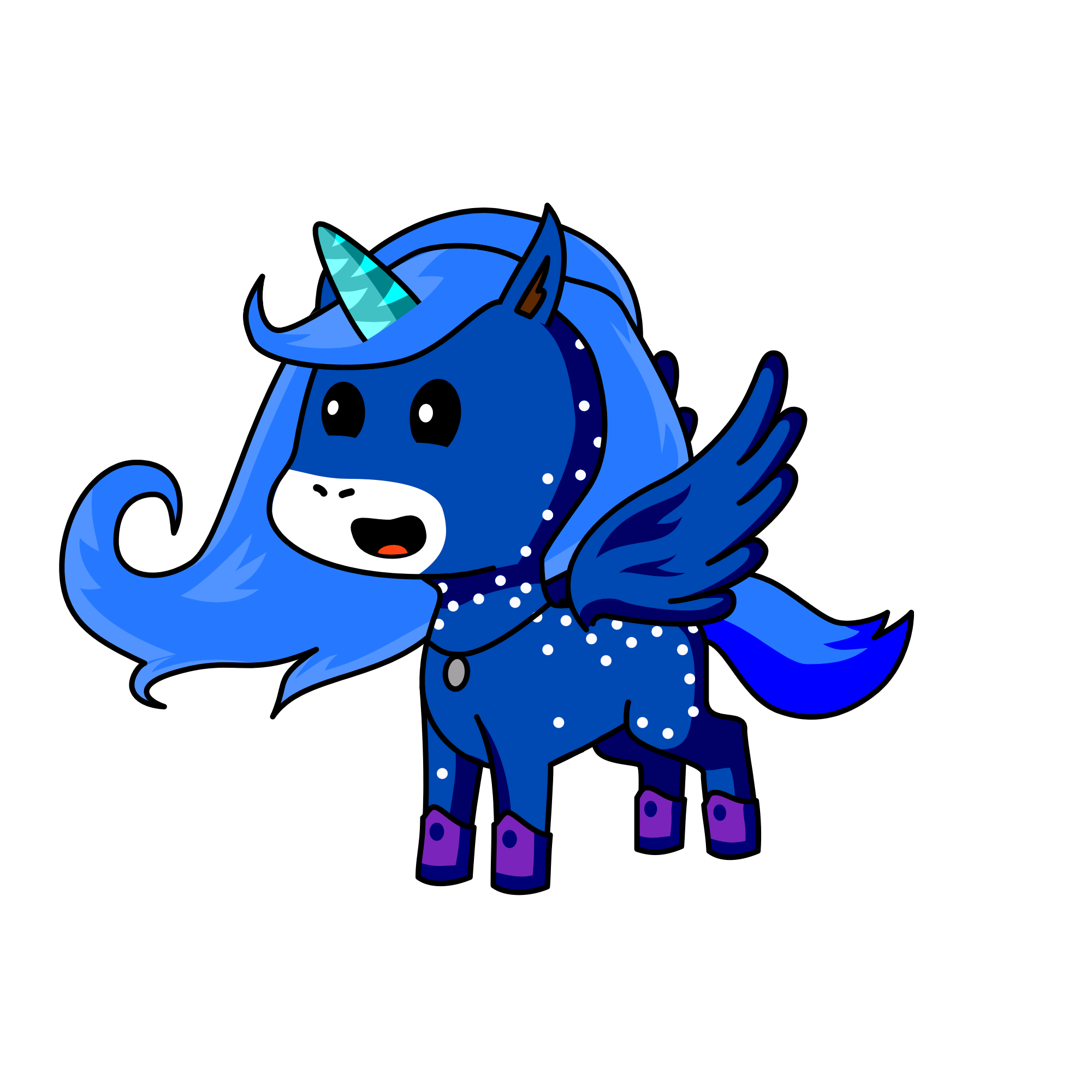 Lune, the unicorn