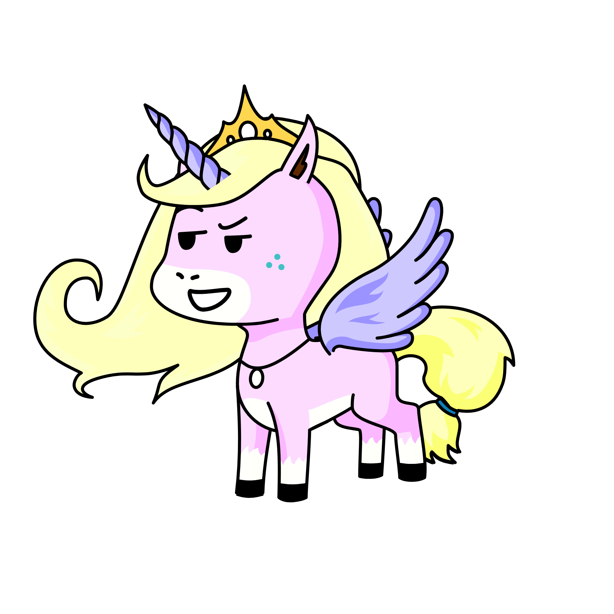 Candy corn, the unicorn