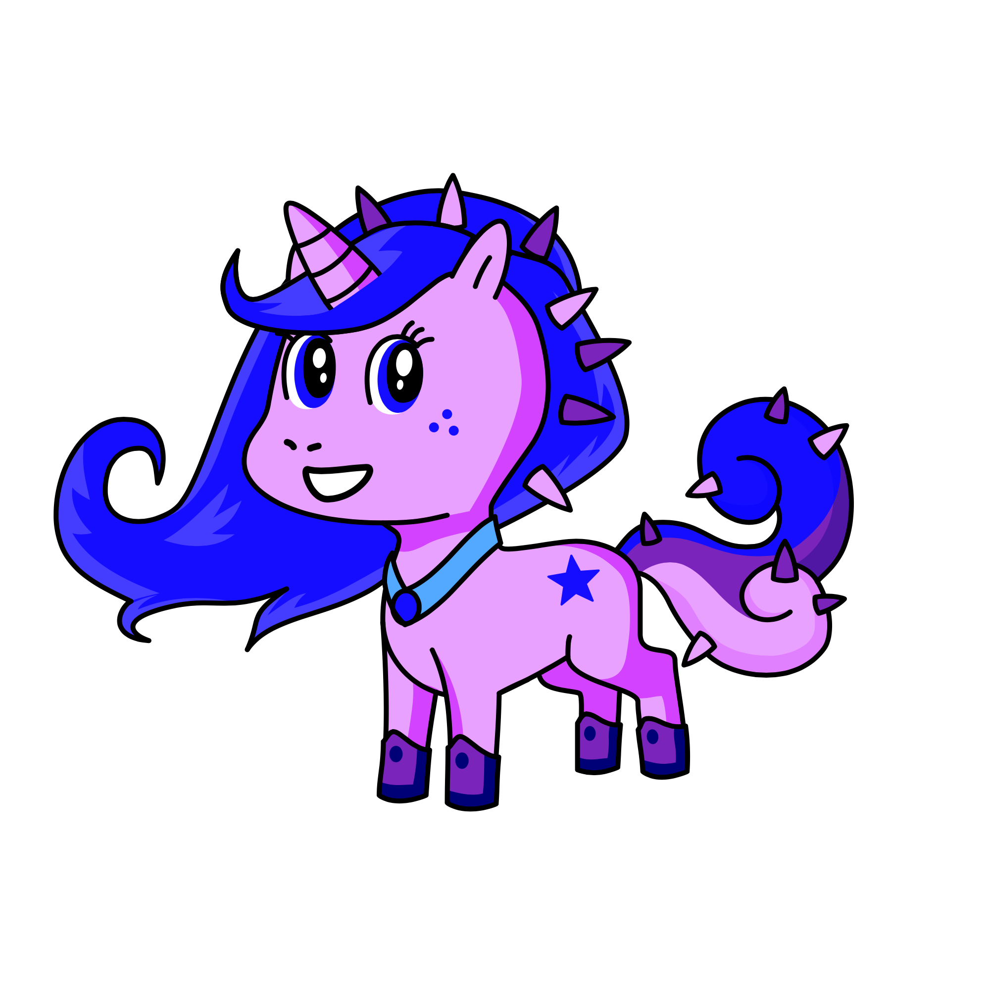 Dusk, the unicorn