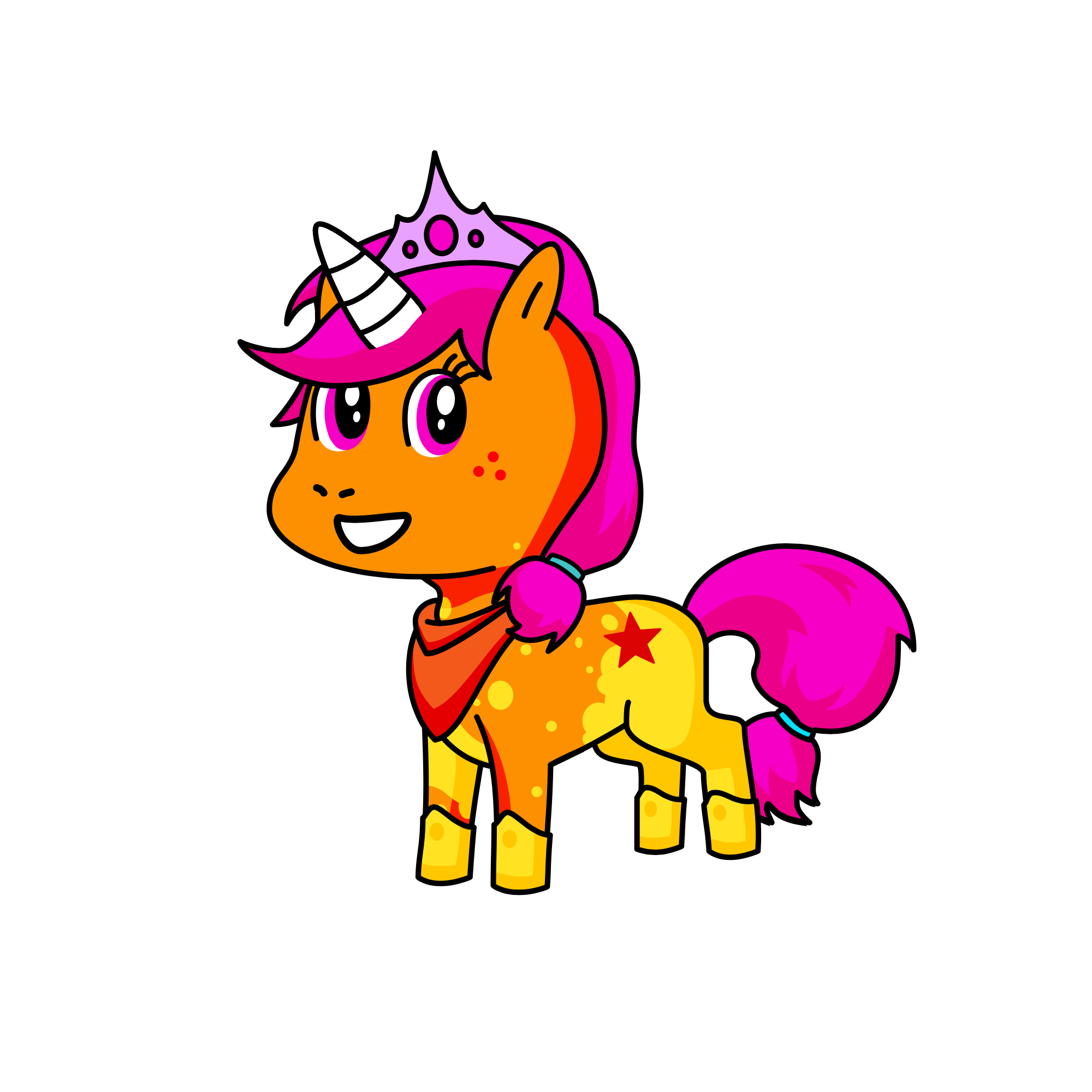 Dusk's Sister: Dawn, the unicorn