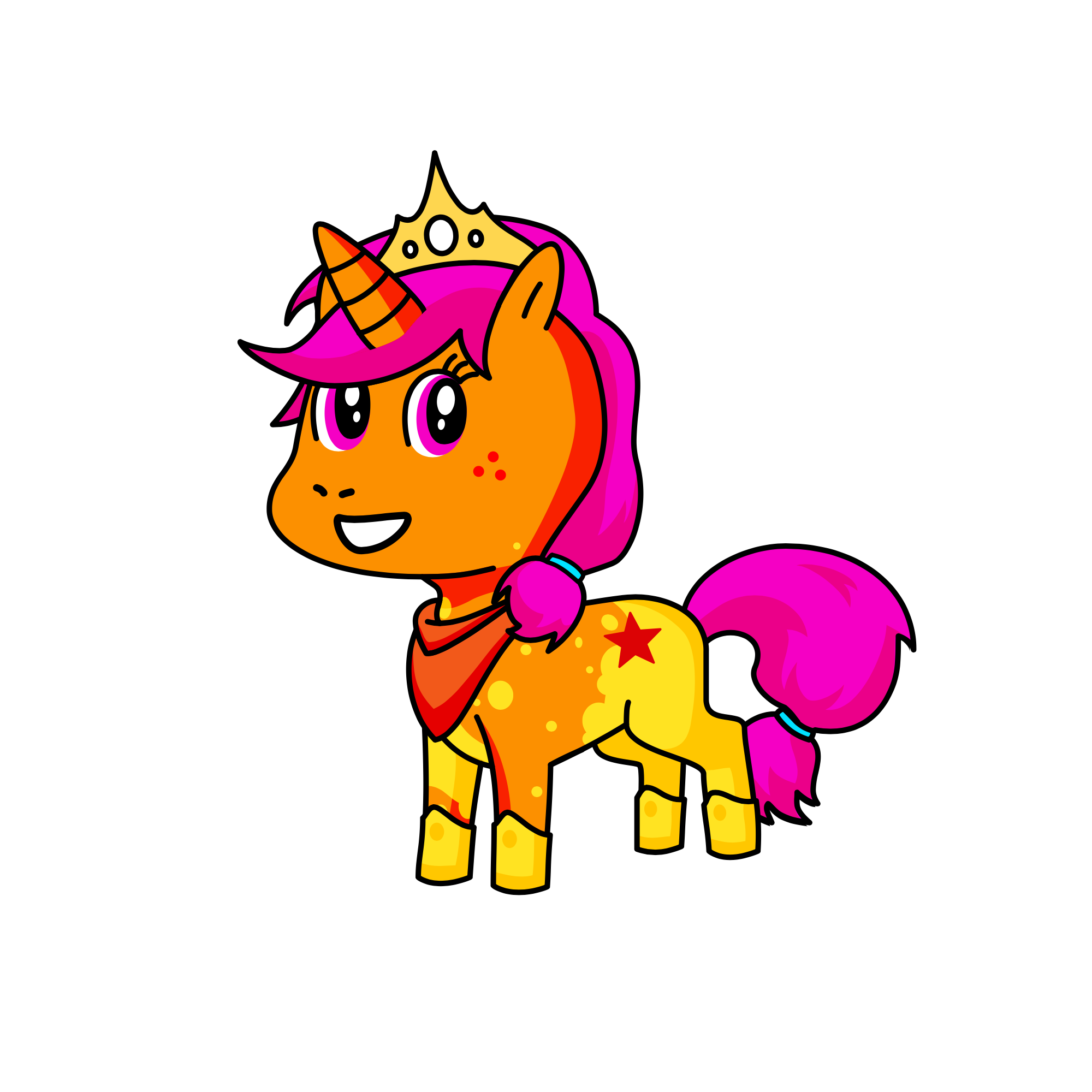 Dusk's Sister: Dawn (Version 2), the unicorn