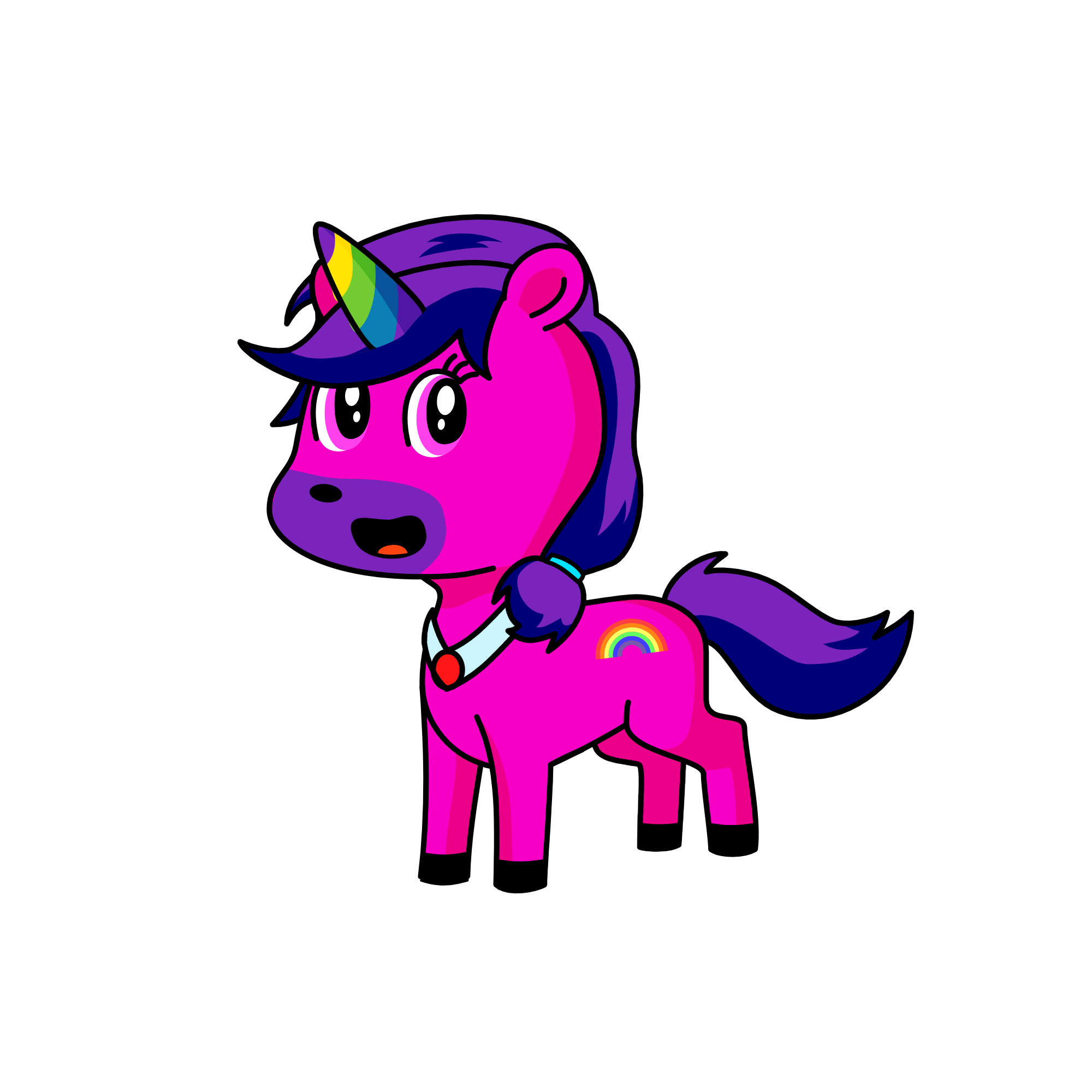 nose, the unicorn