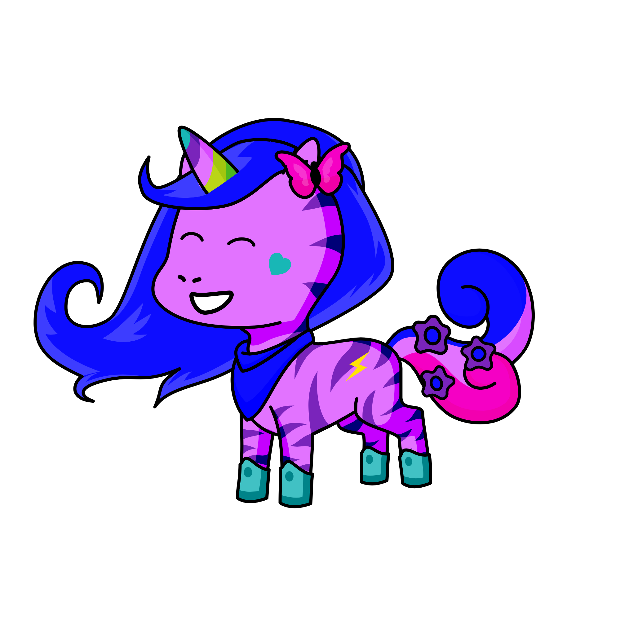 Skyler's Little Sister and Rainbow's Older Sister: Wind Rider, the unicorn