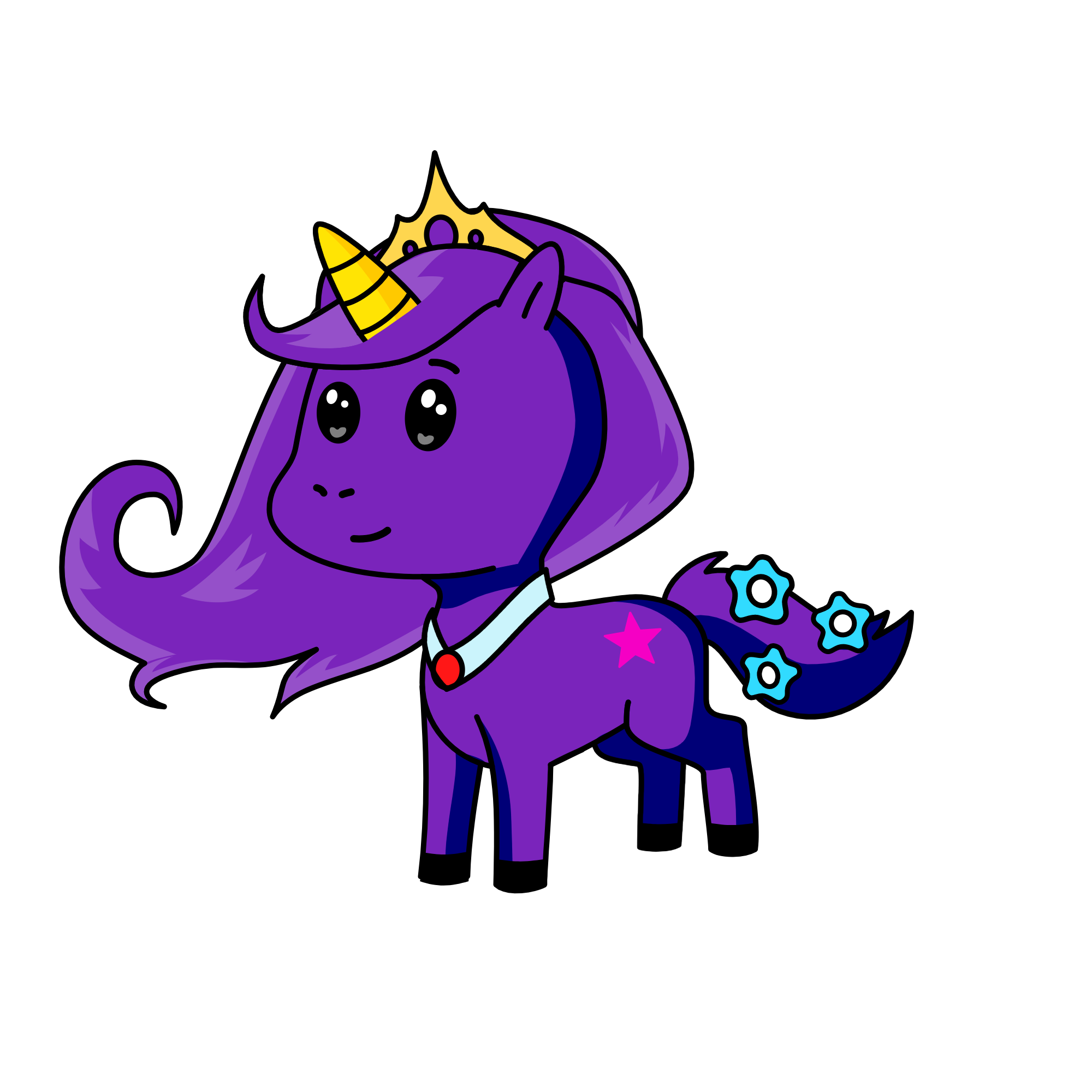 nvmbmvmvkb, the unicorn