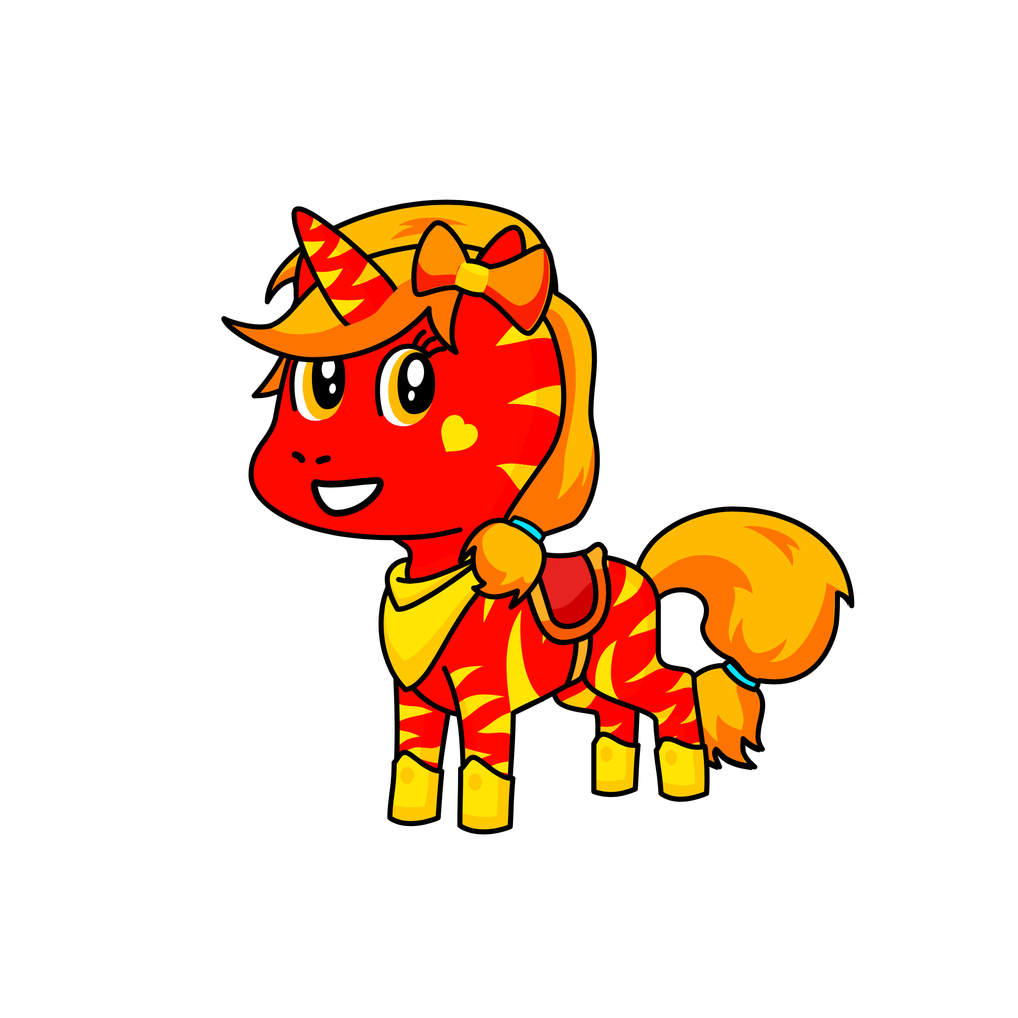 Savanna and Sahara's Cousin and Tiger Lily's Sister: Bright Light, the unicorn