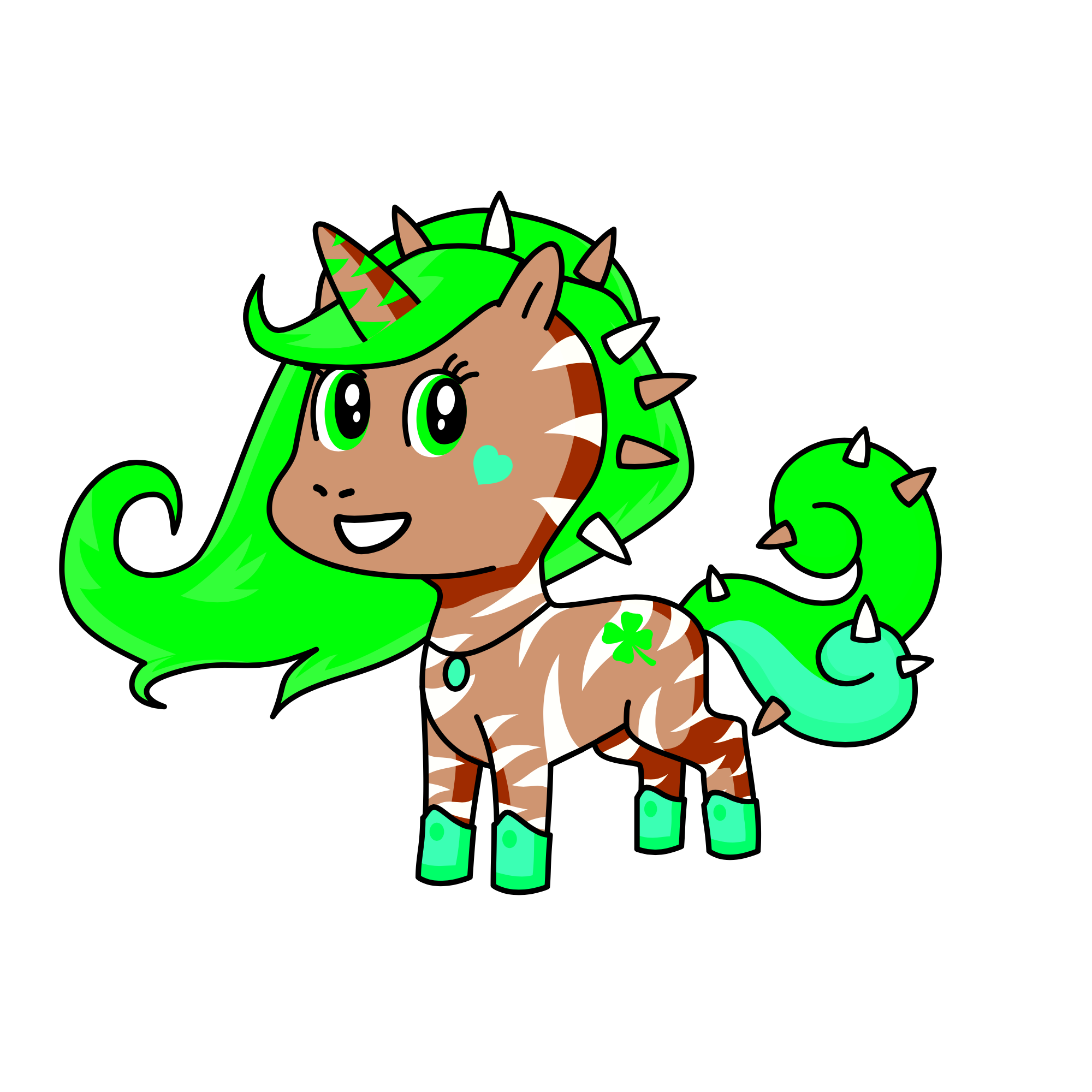 Ivy and Poison Ivy's Cousin: Key Lime Pie, the unicorn