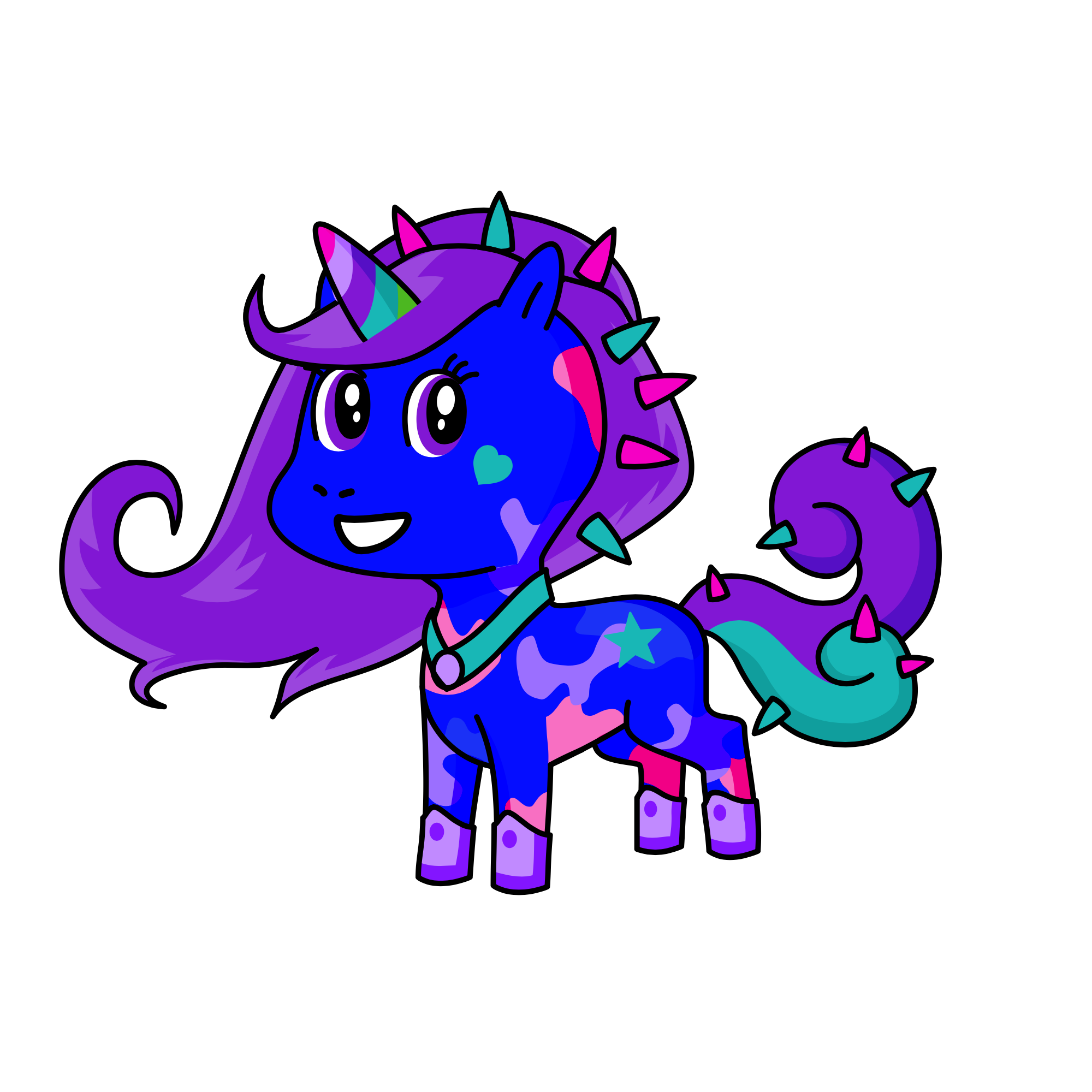 Icicle, the unicorn