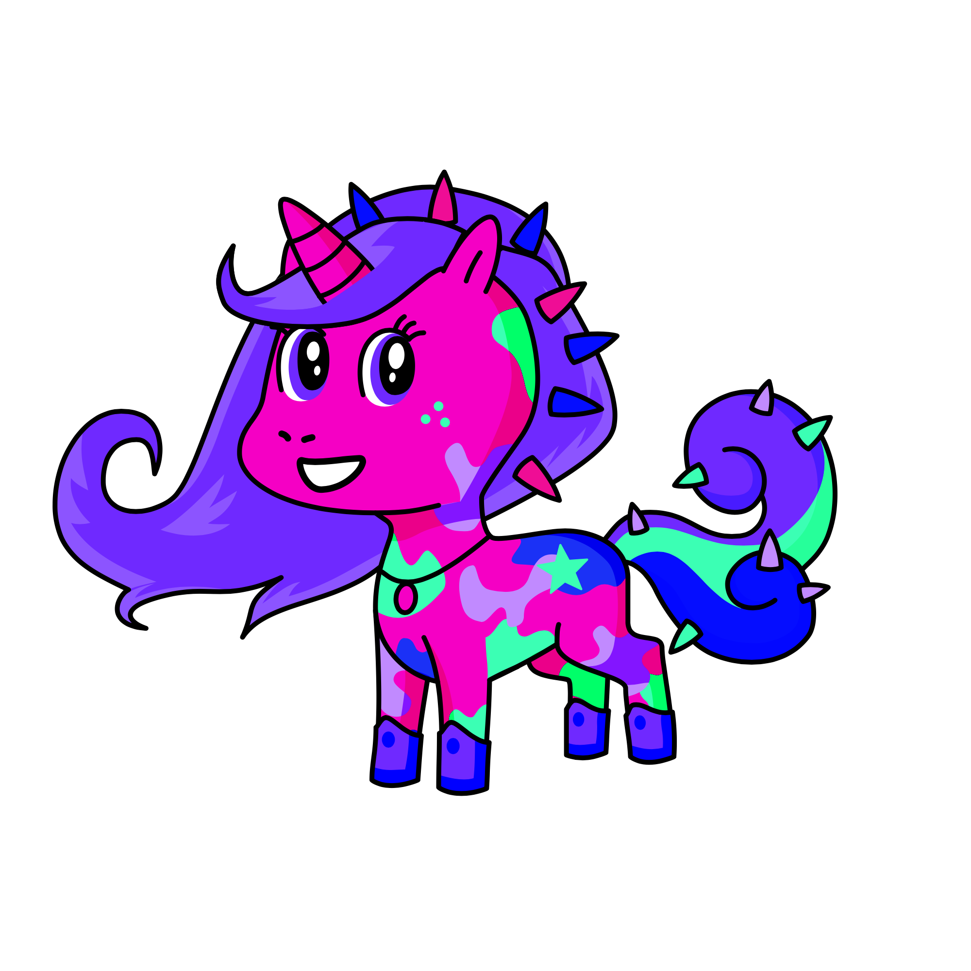 Galaxy, the unicorn