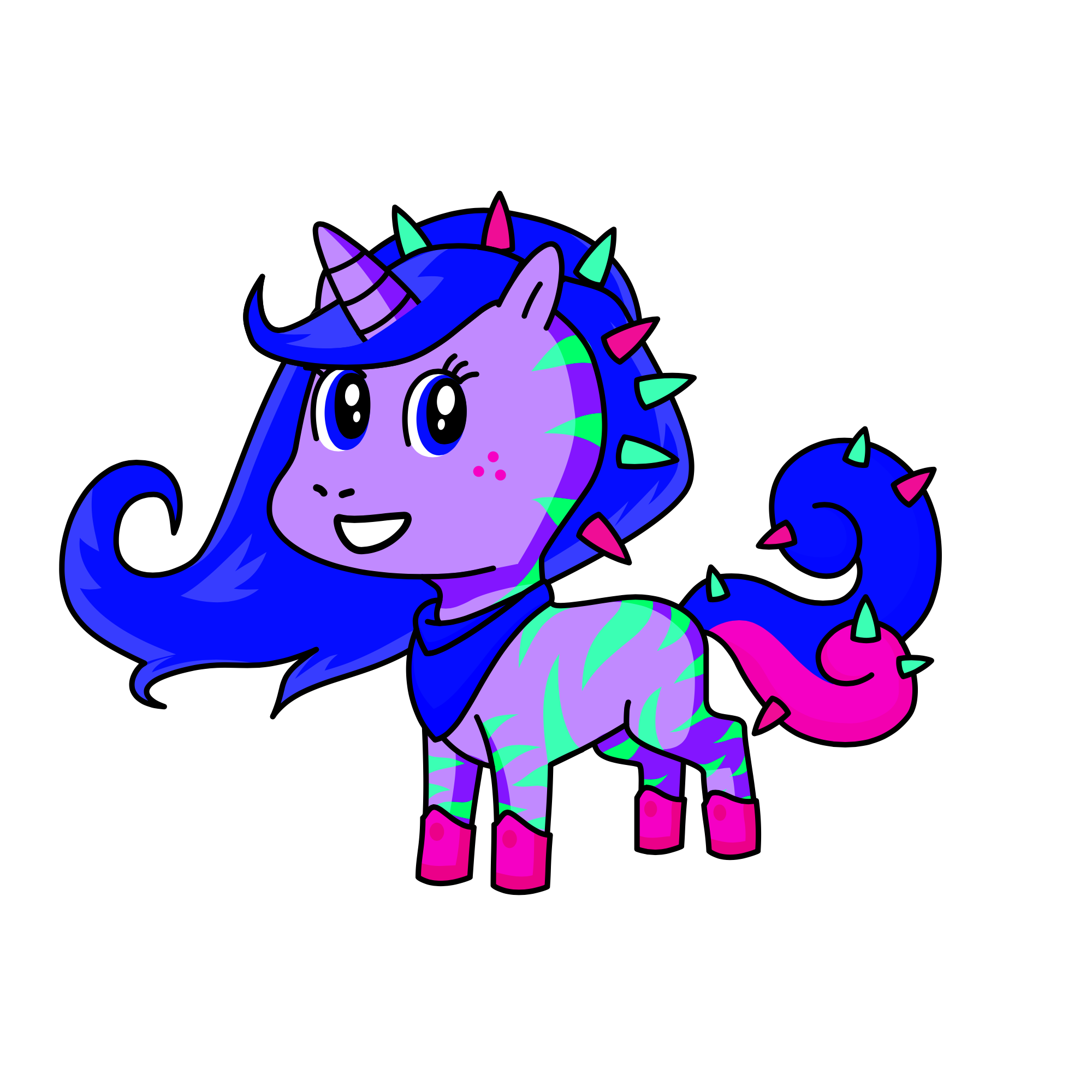 Zibbylight, the unicorn