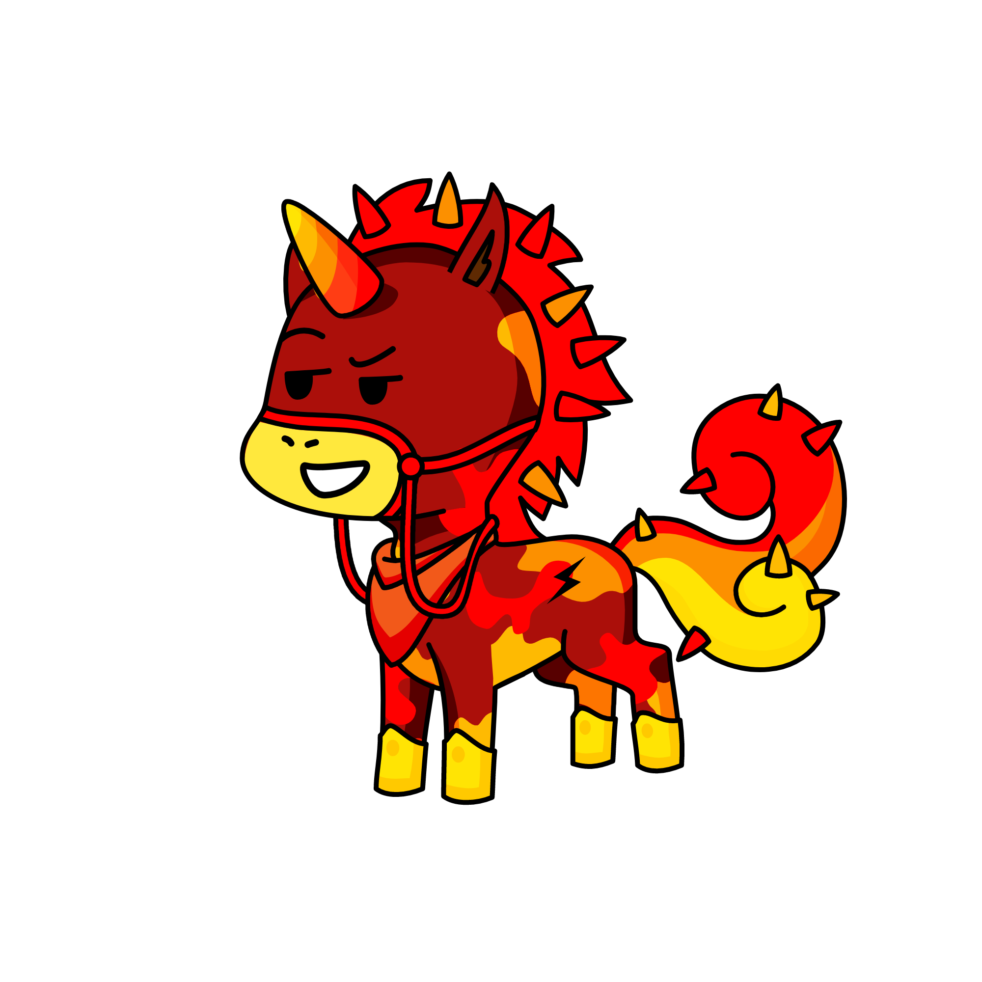 flashy, the unicorn