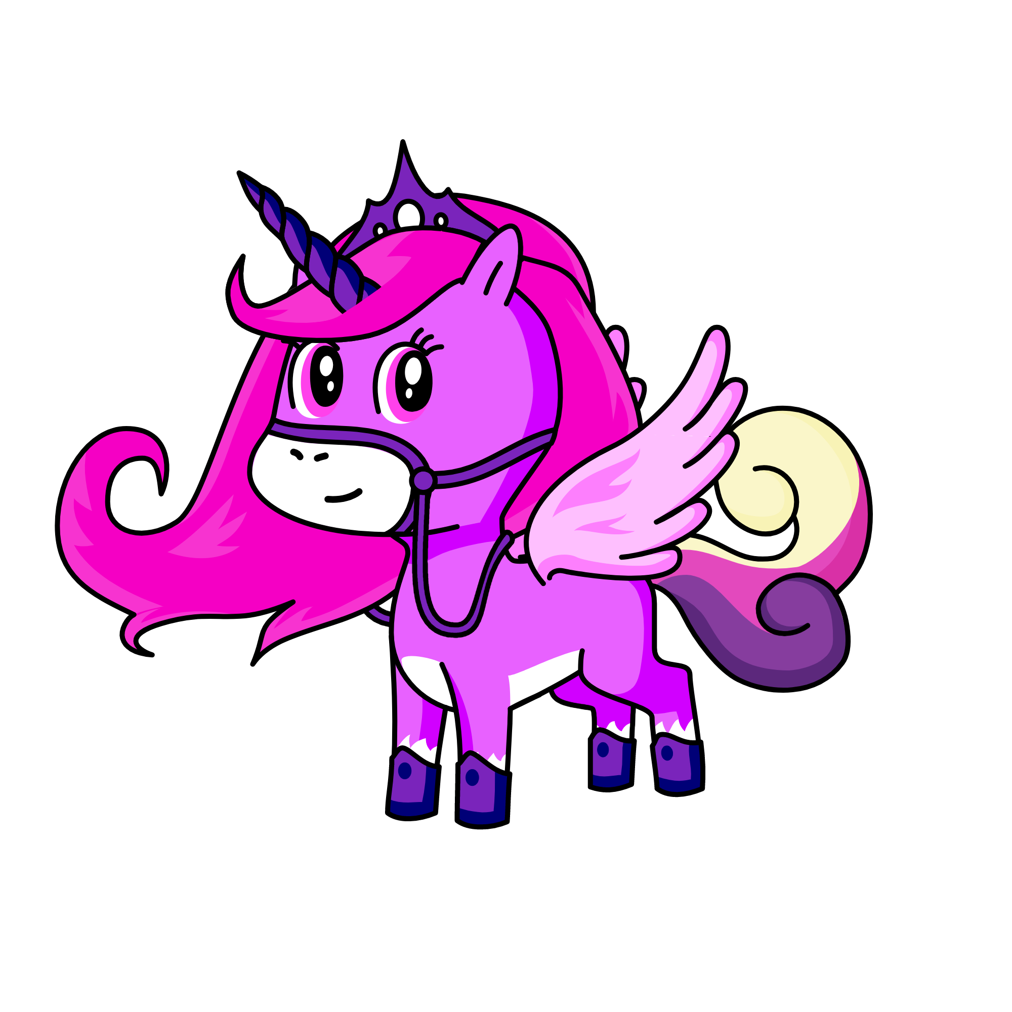 Crystal, the unicorn