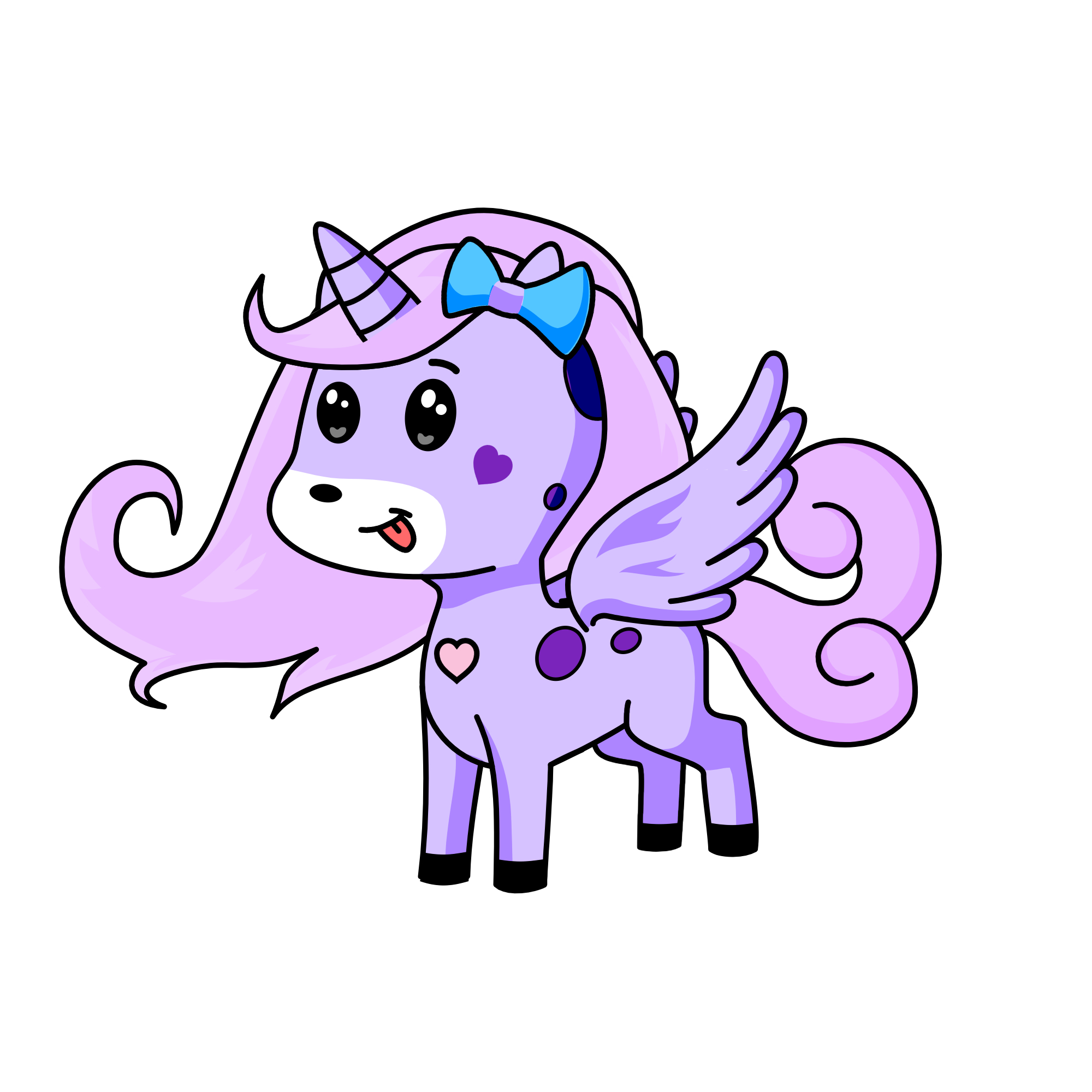 Ultra cutie sweety tootie cotton candy , the unicorn