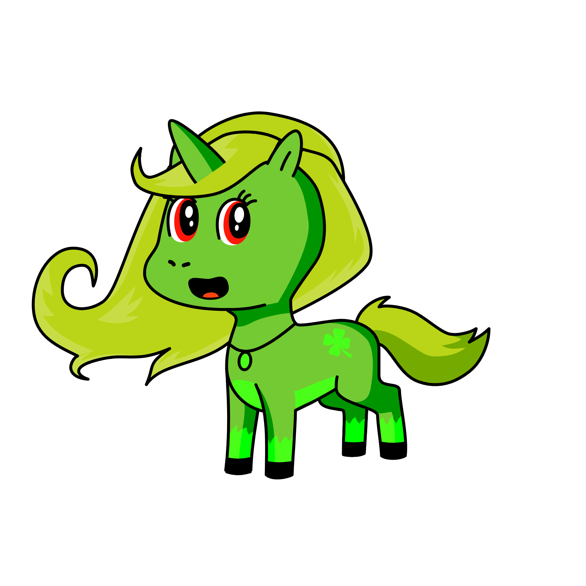 Draco Girl, the unicorn