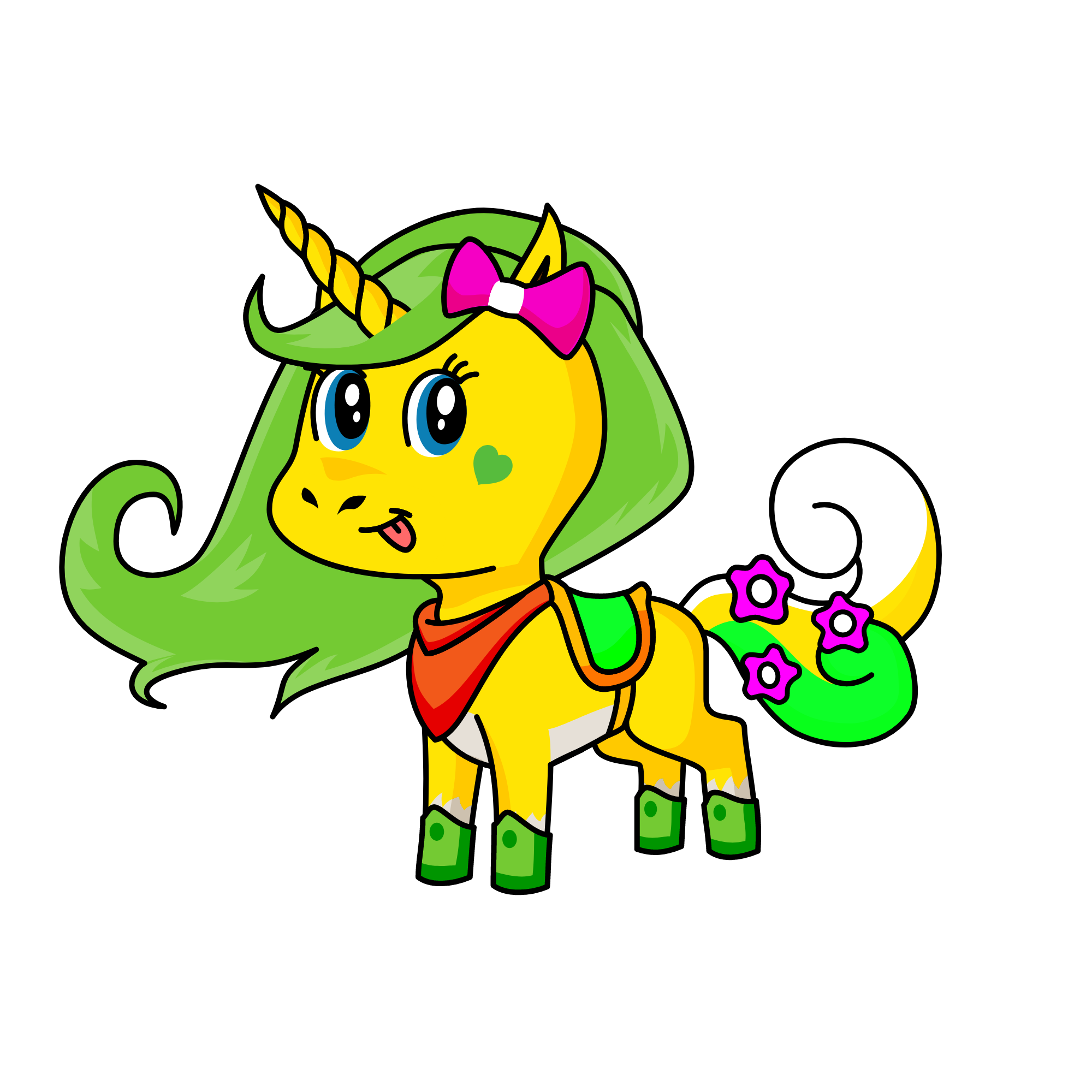 Celistia serina, the unicorn