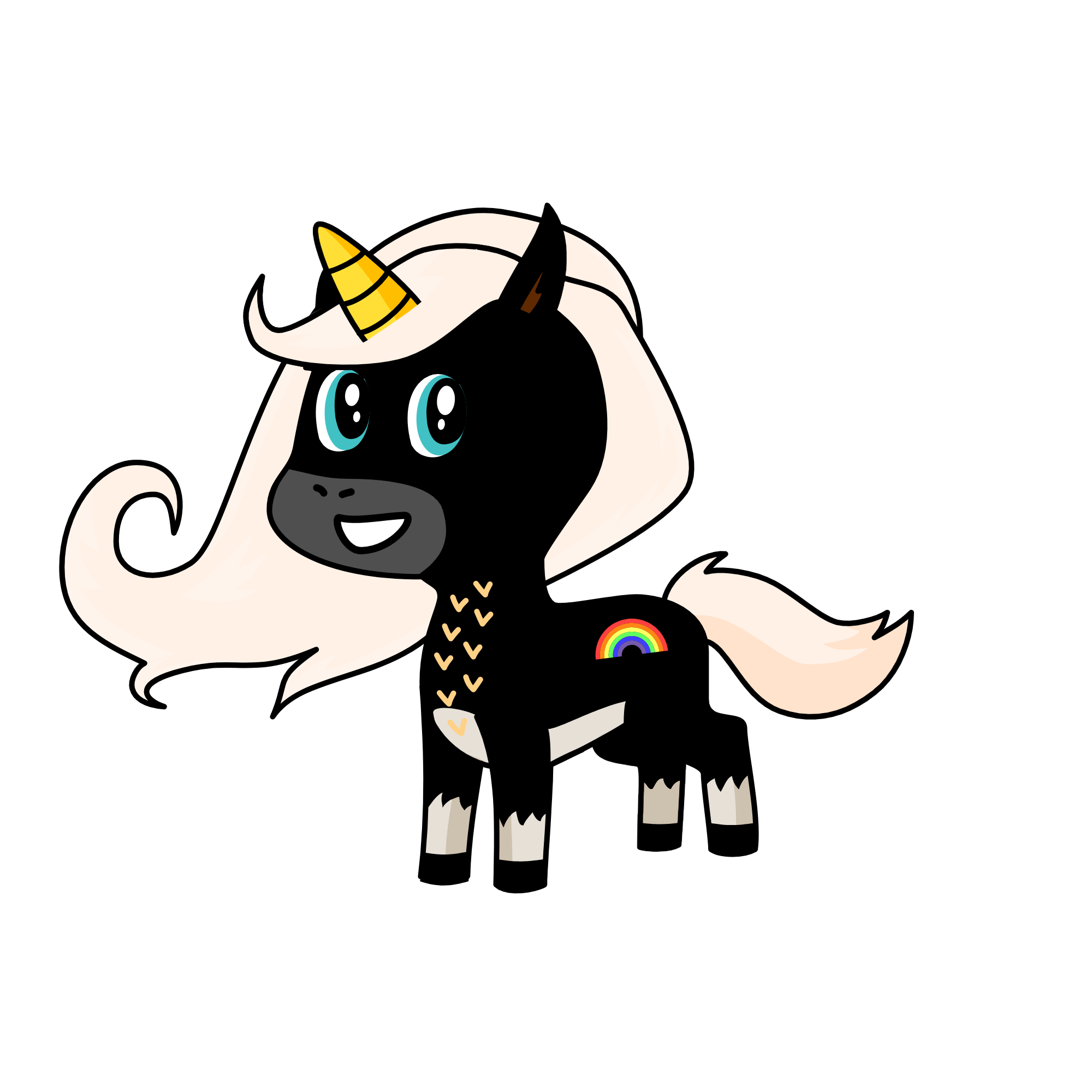 dark, the unicorn