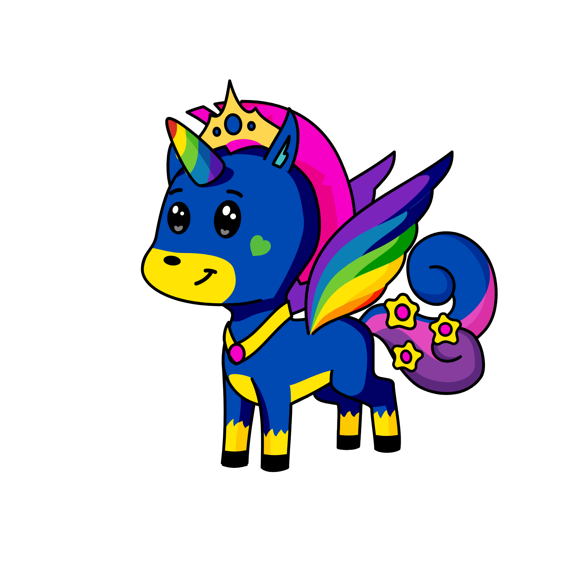 Monica, the unicorn