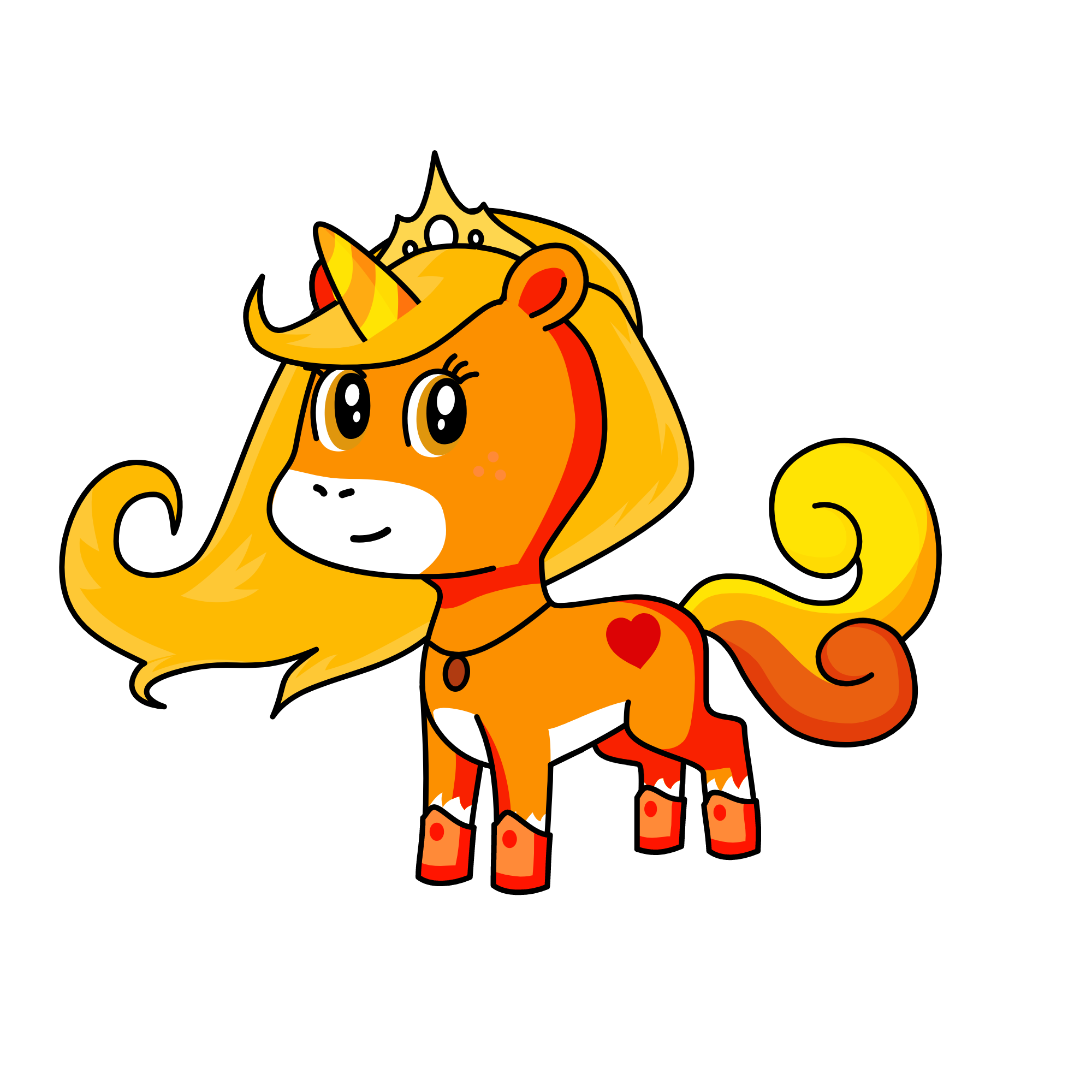 hoty kitty princess, the unicorn