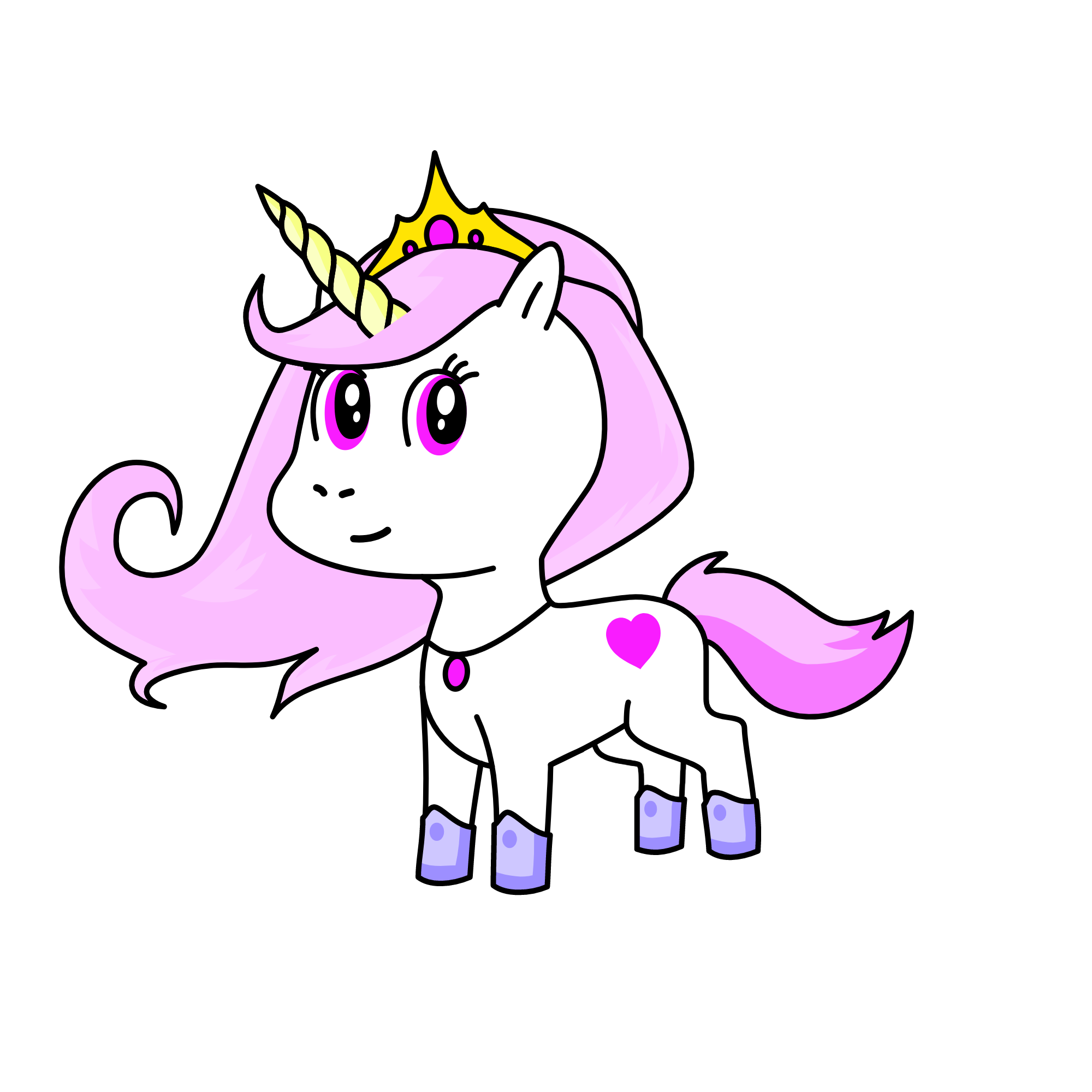 Pinky, the unicorn