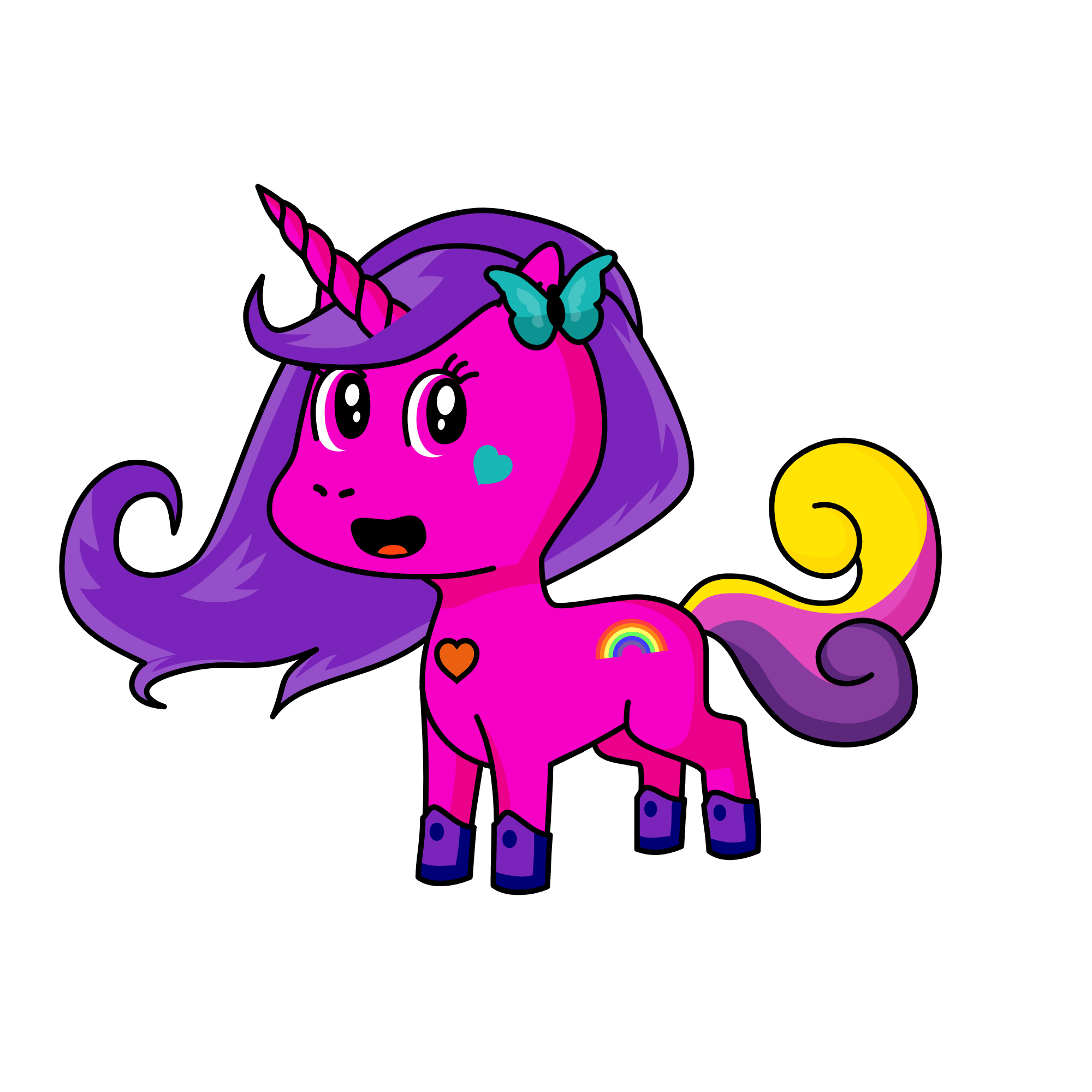 RAINBOW, the unicorn