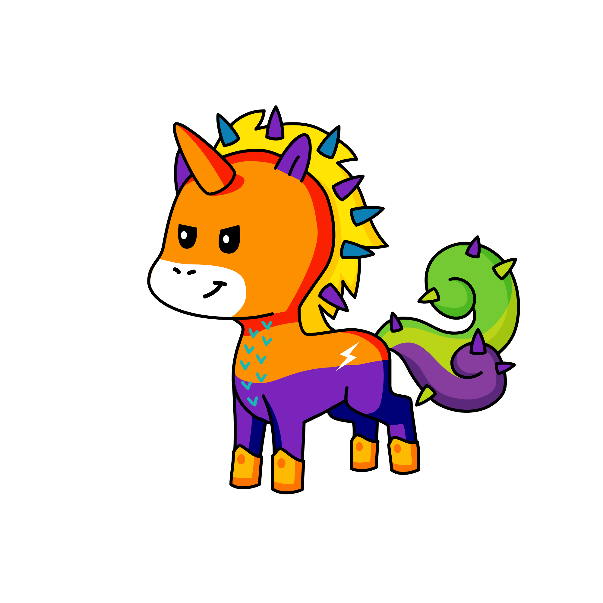 小霸王, the unicorn