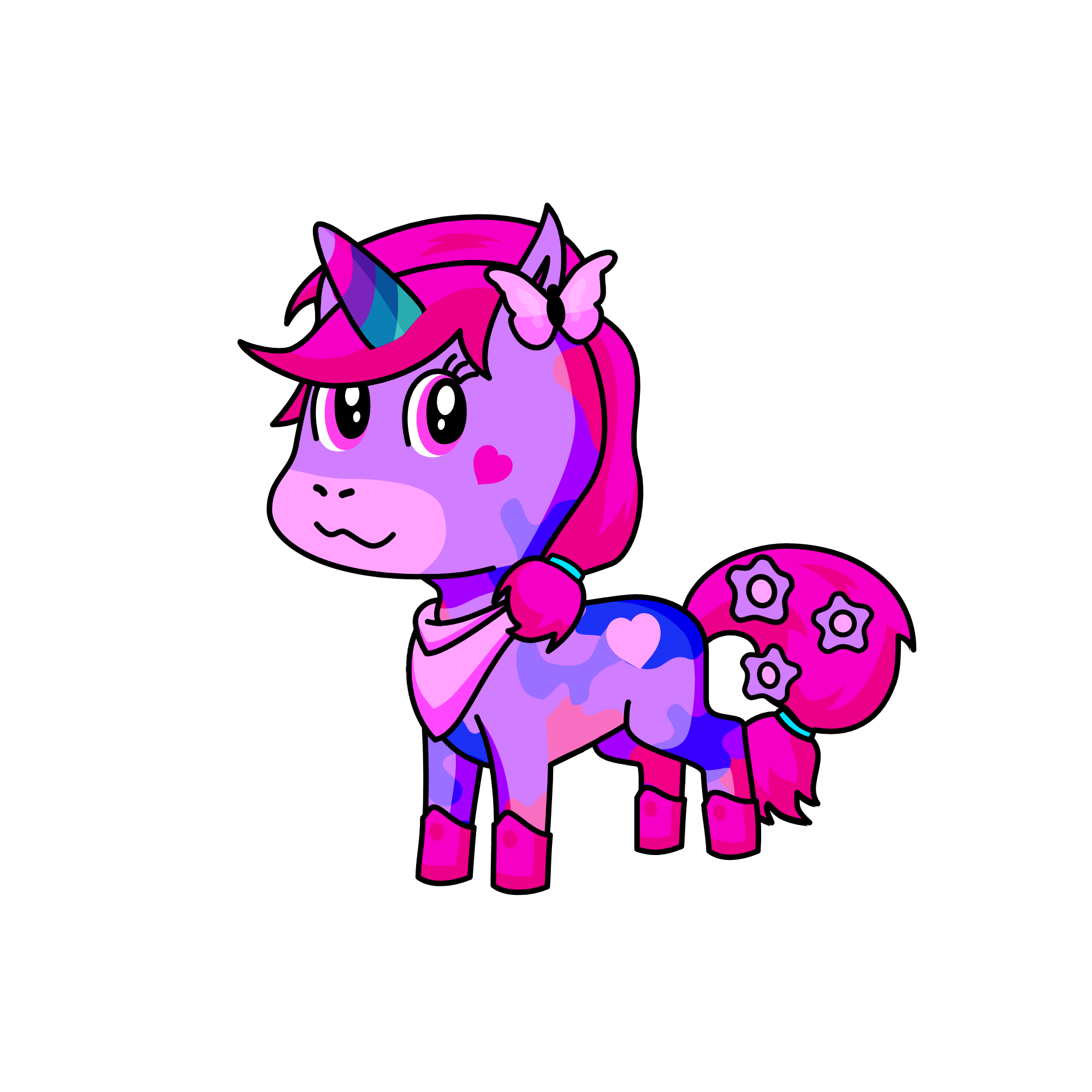 PINKY, the unicorn