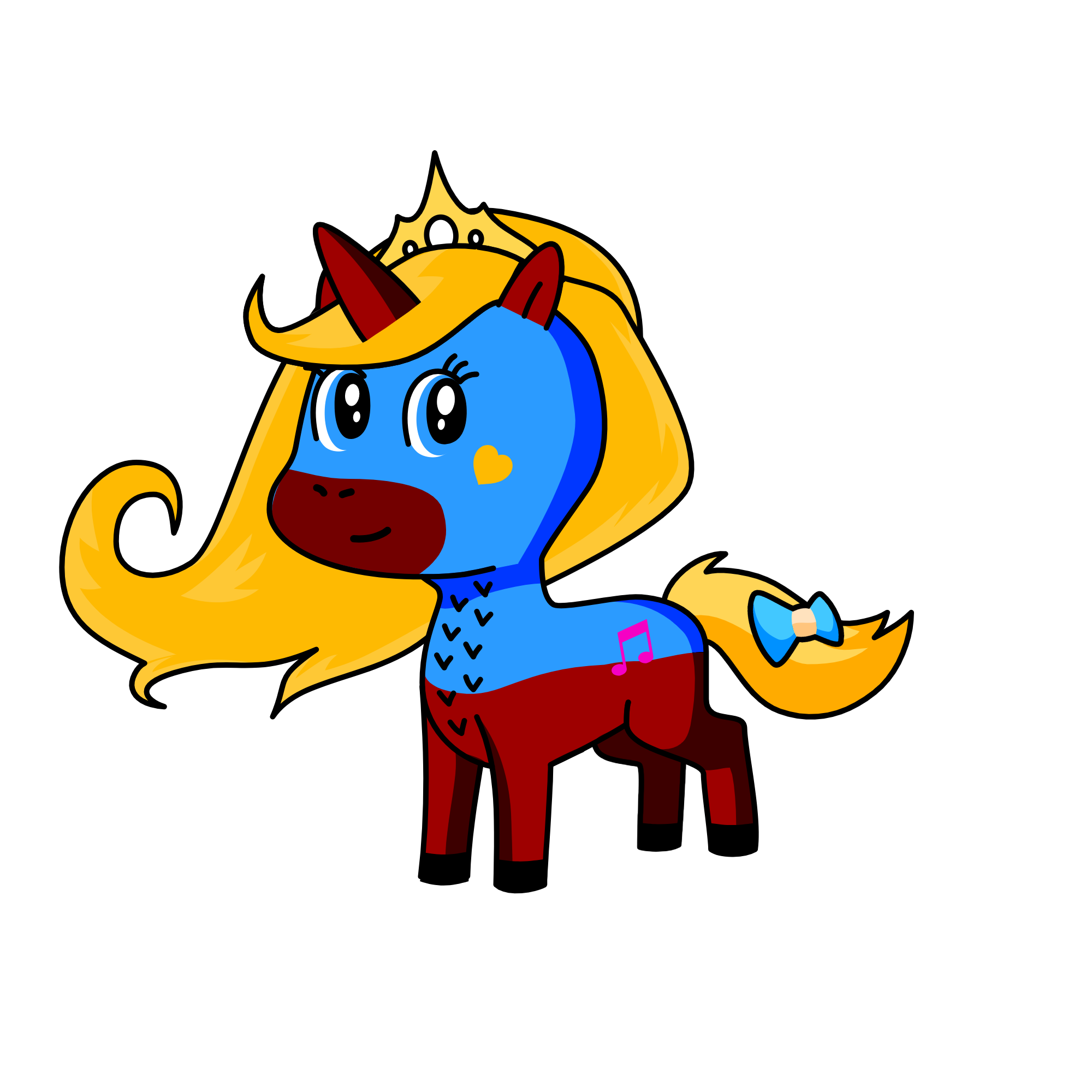 Aqua, the unicorn
