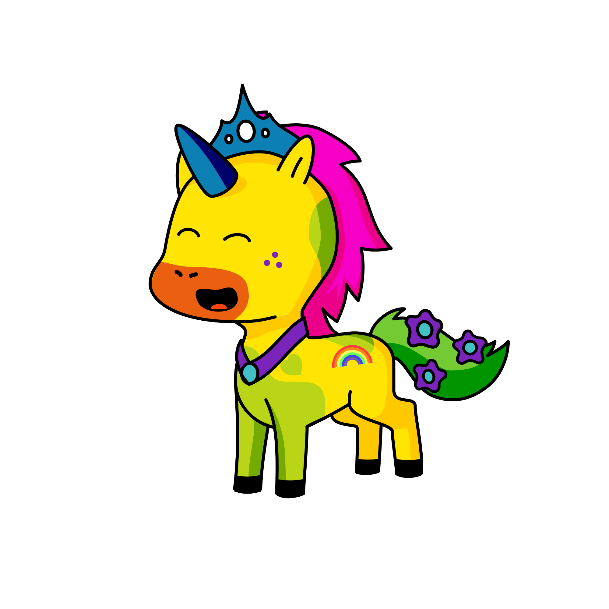 Be careful , the unicorn