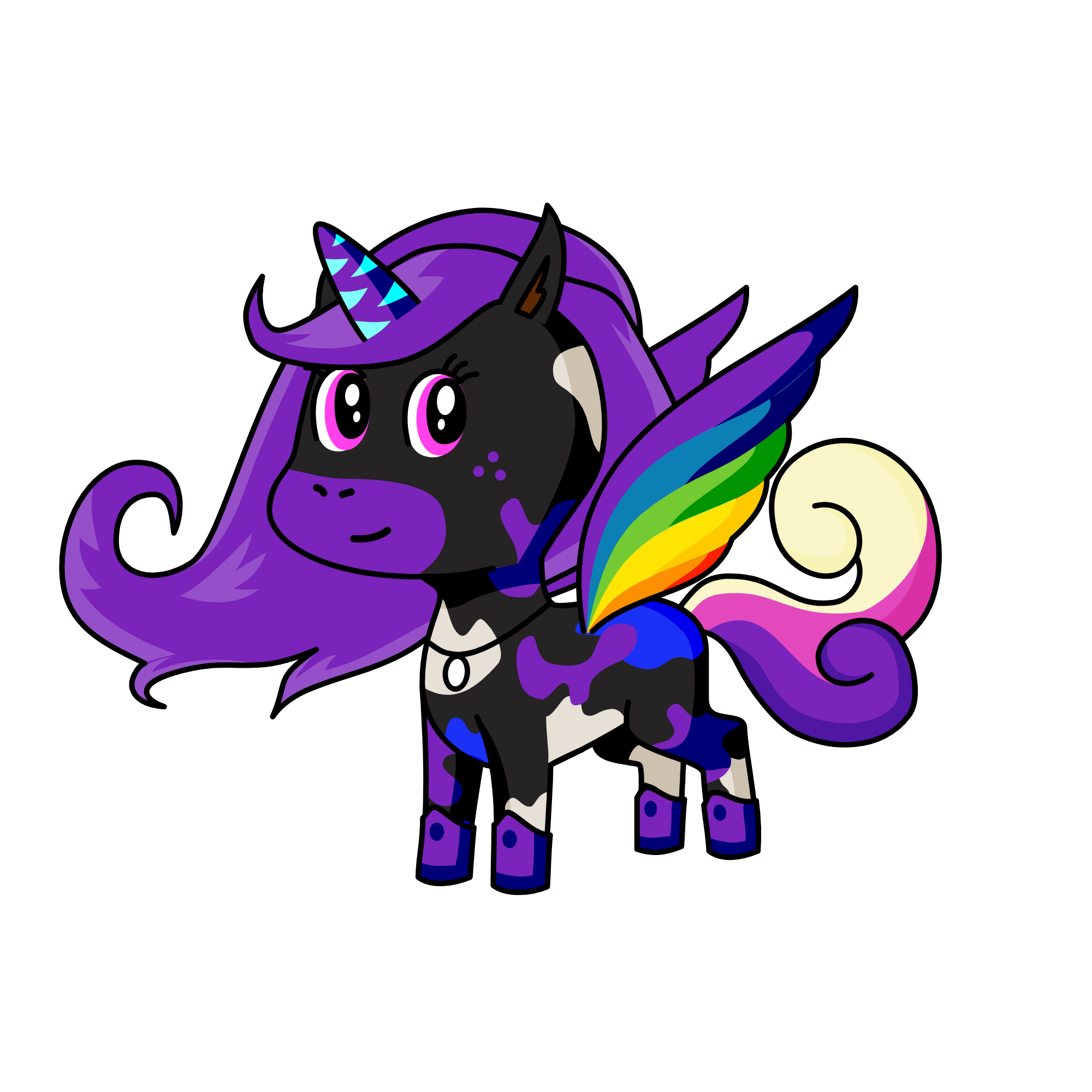 violet wiollow, the unicorn
