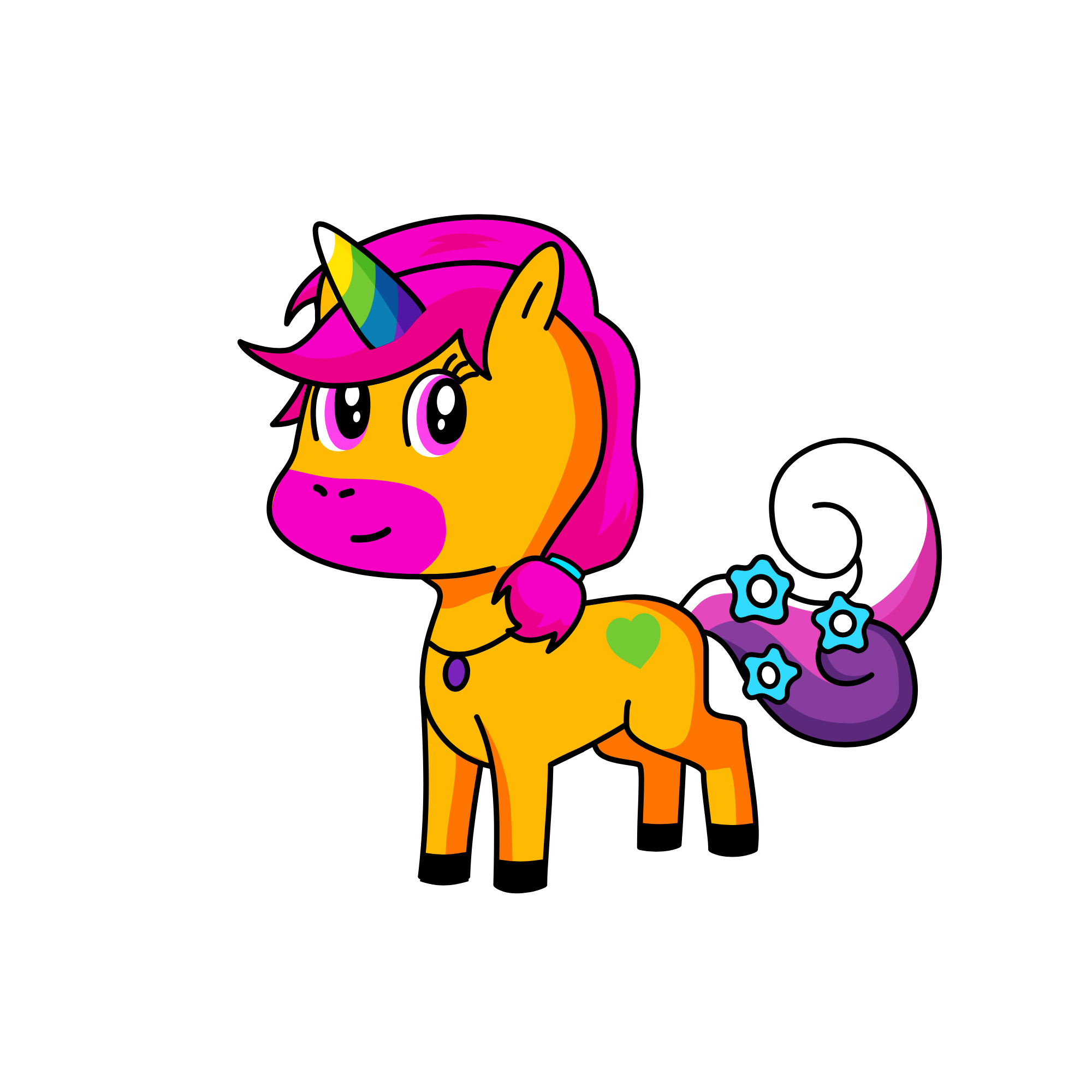 Stella, the unicorn