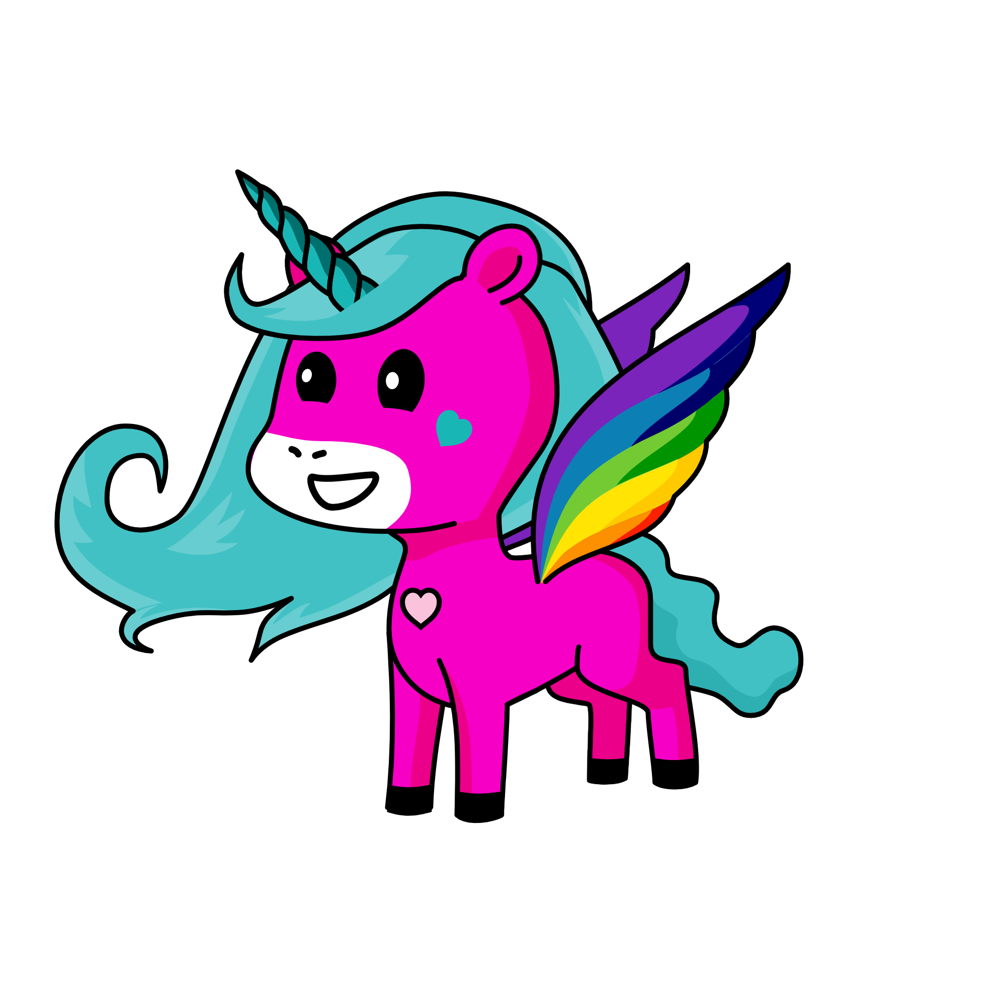 h, the unicorn
