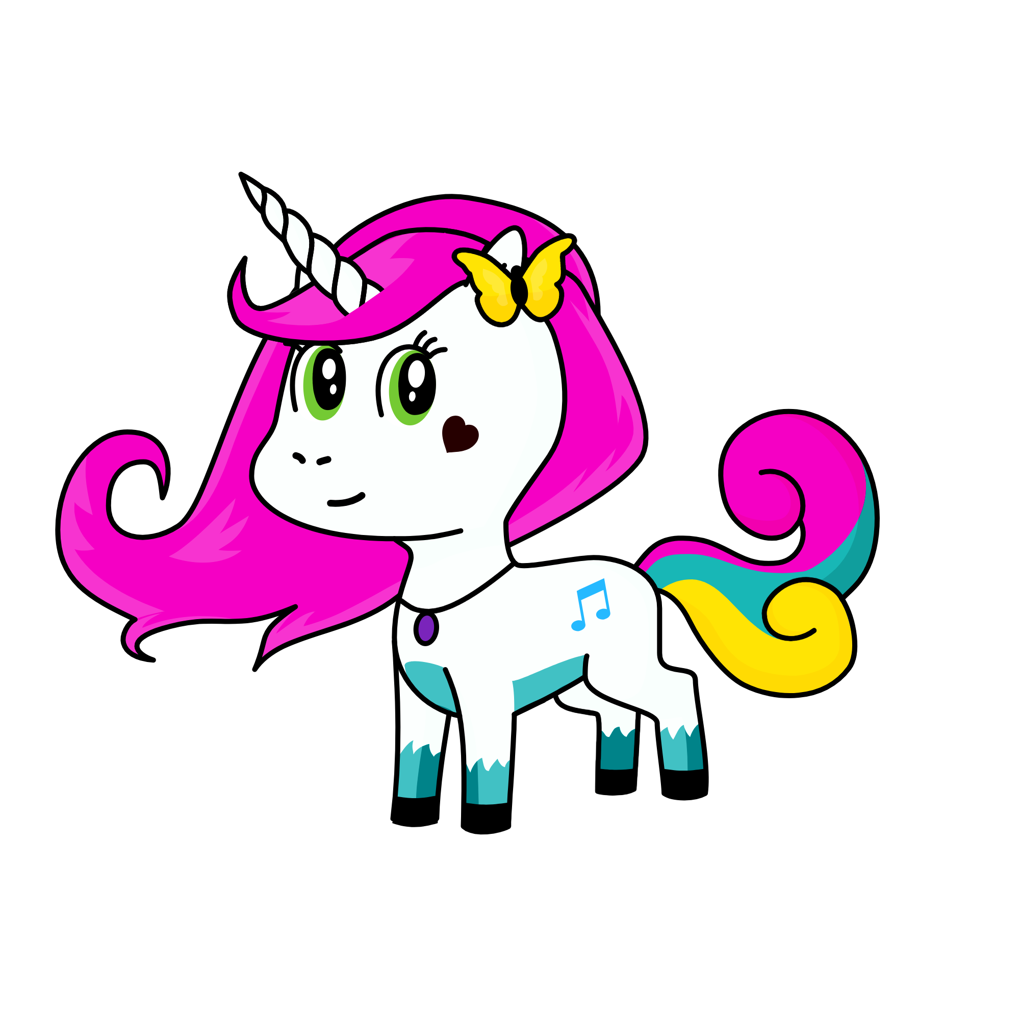 Mrs. Lily, the unicorn