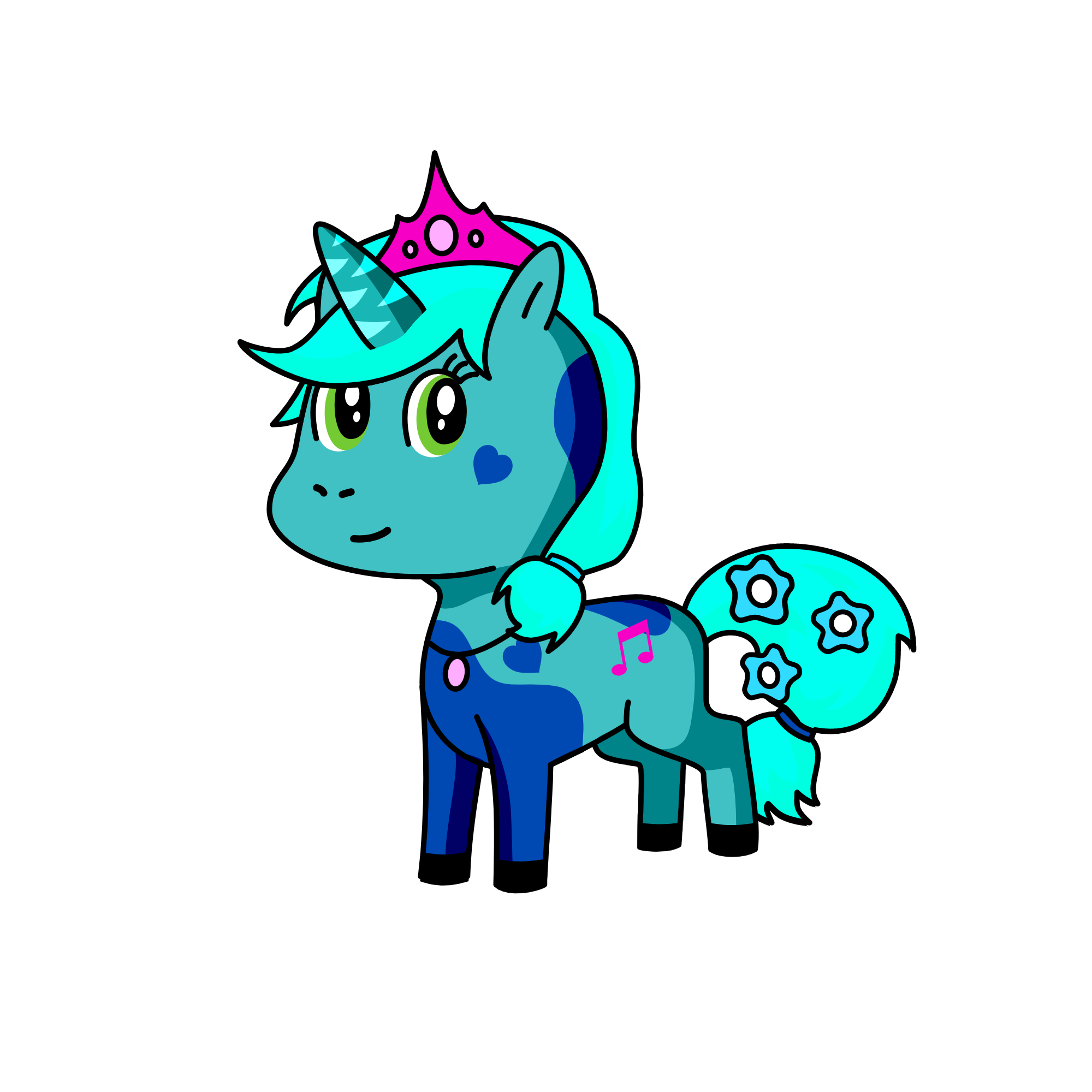 RAMBO DASH, the unicorn