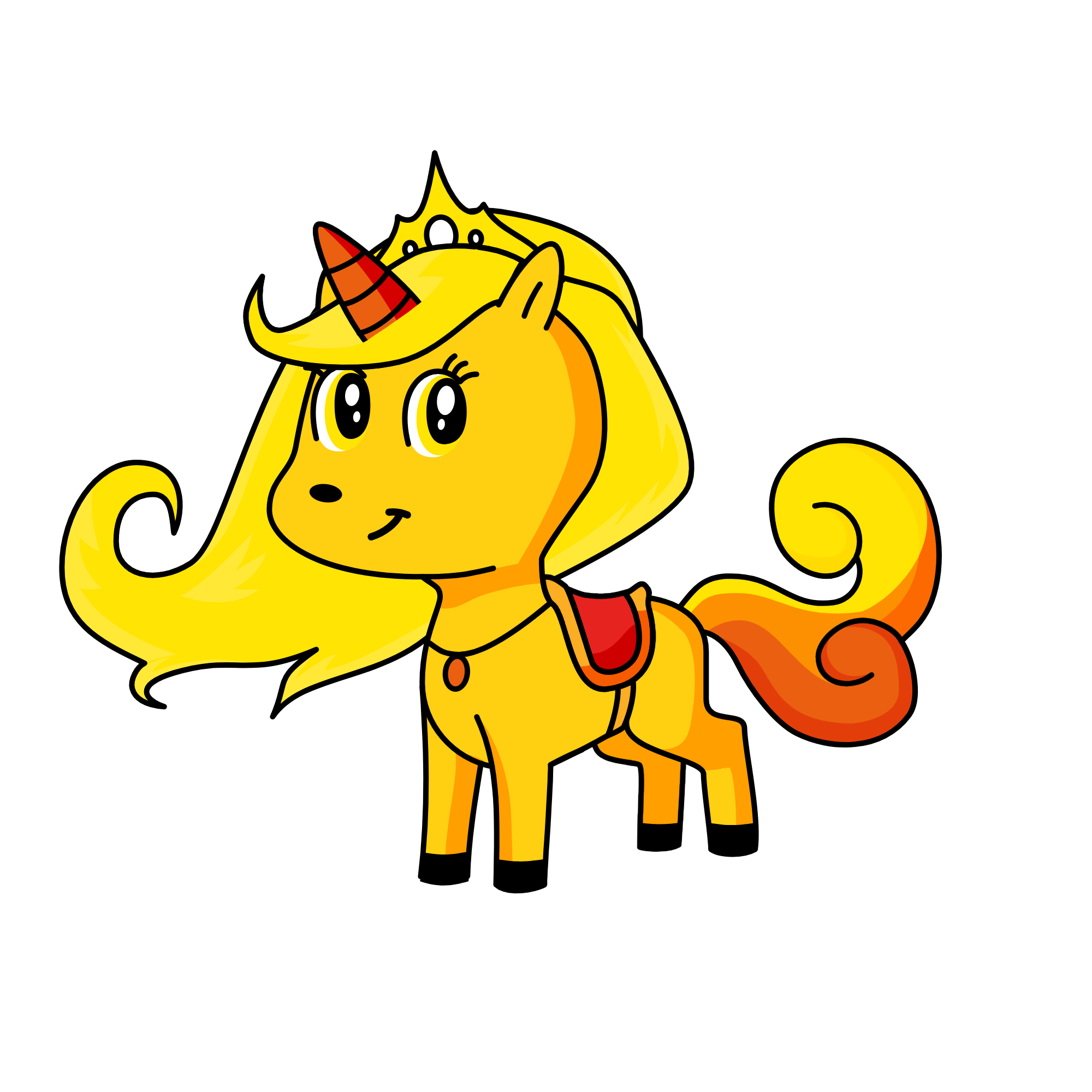 Princess Sunshine, the unicorn