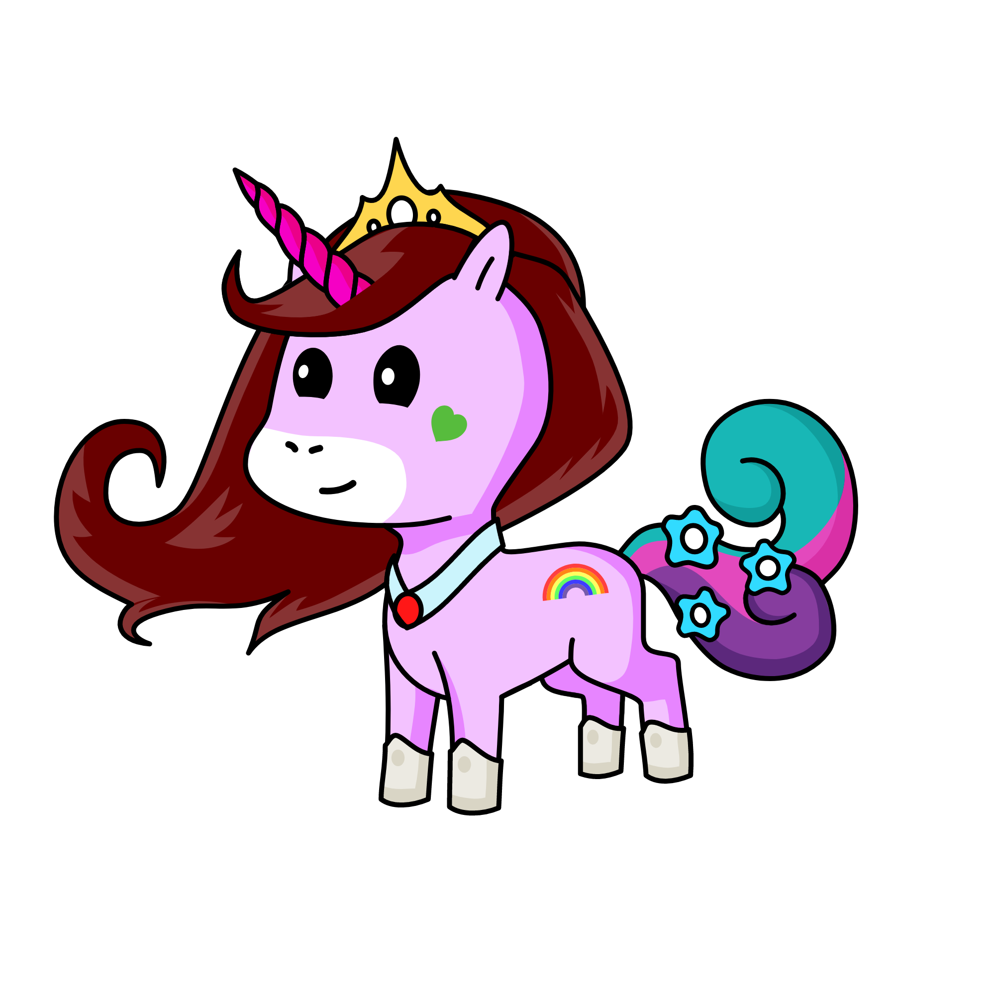 Cutie, the unicorn
