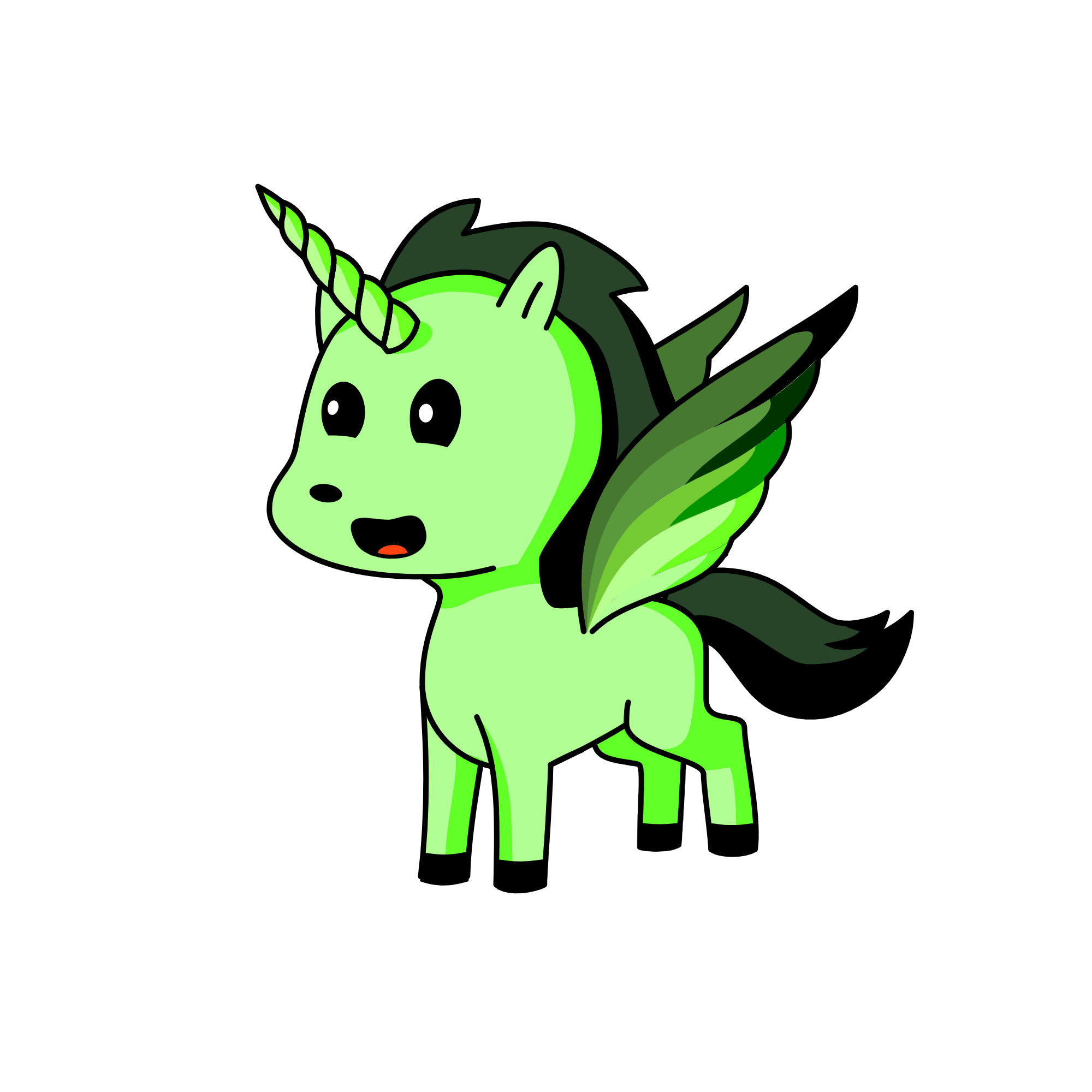 Limey, the unicorn
