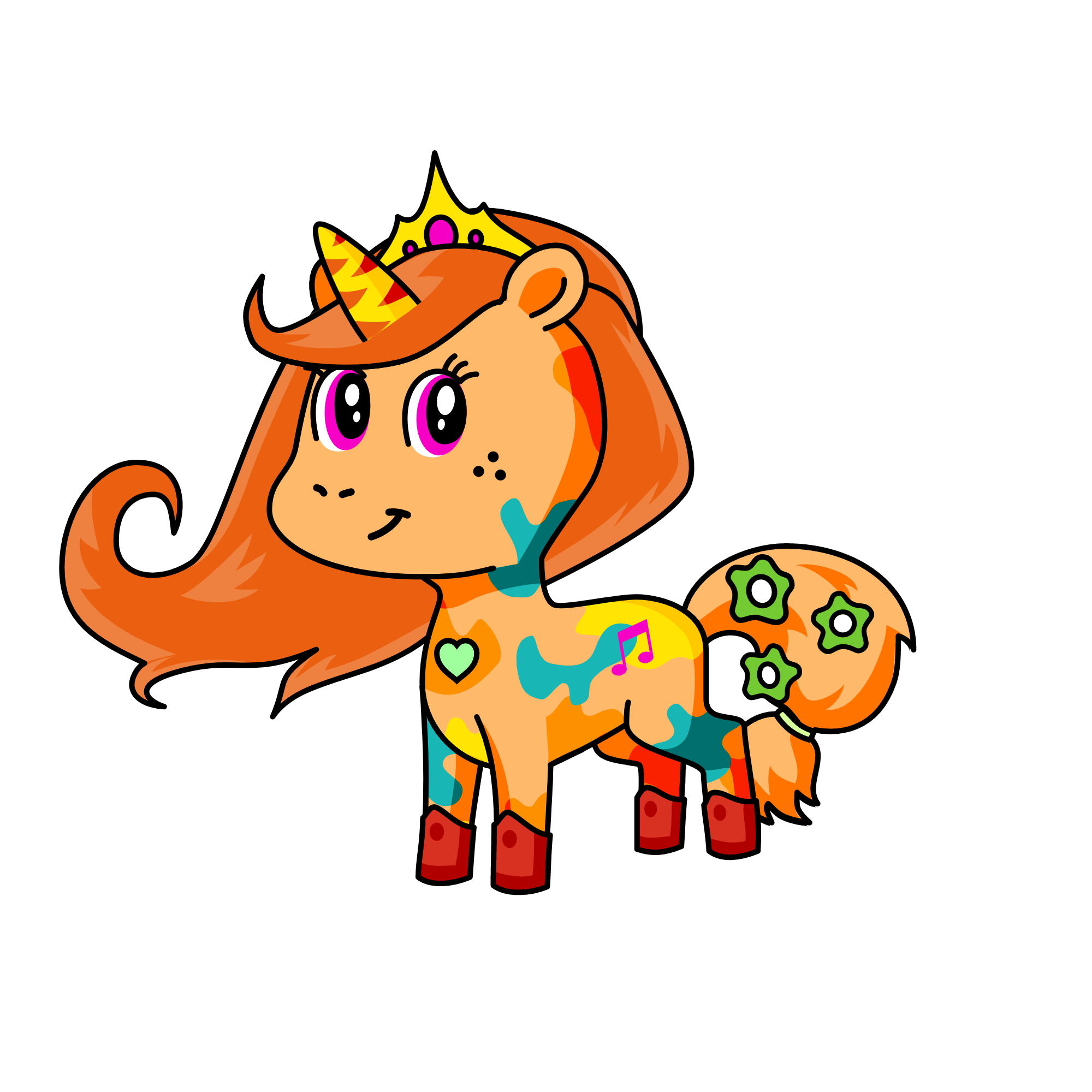 小彩虹 晴晴的好朋友, the unicorn