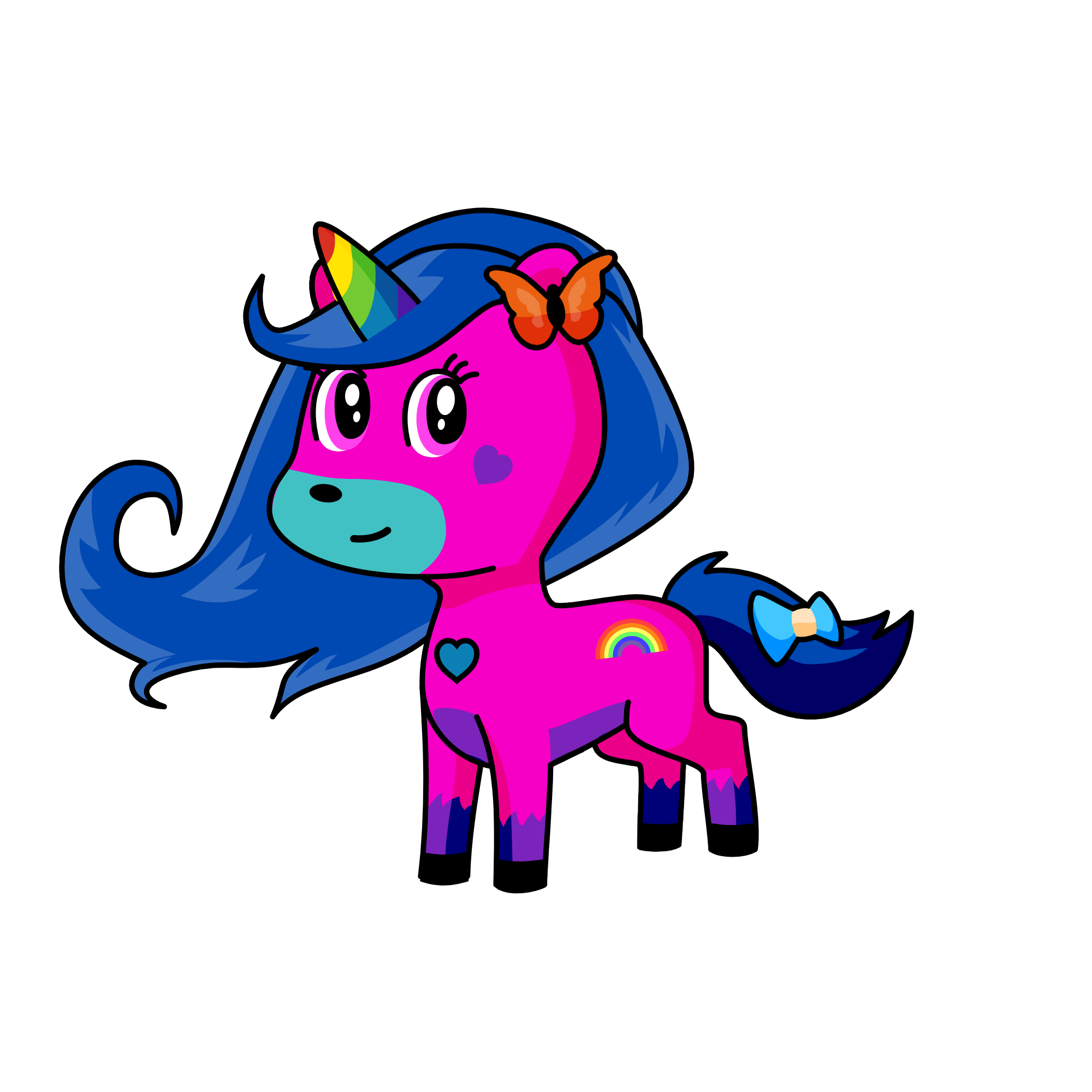 my pinki, the unicorn