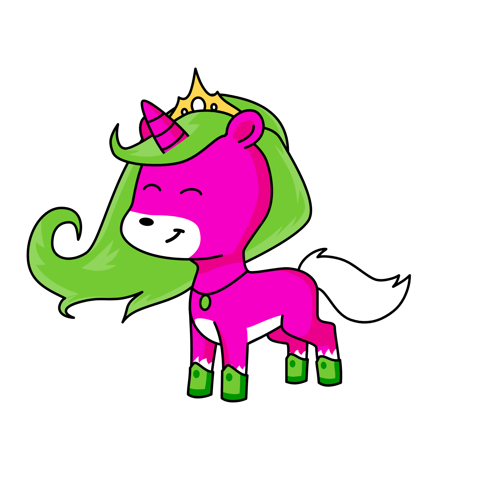 Asi Prenses Muhteşem Cresenta, the unicorn