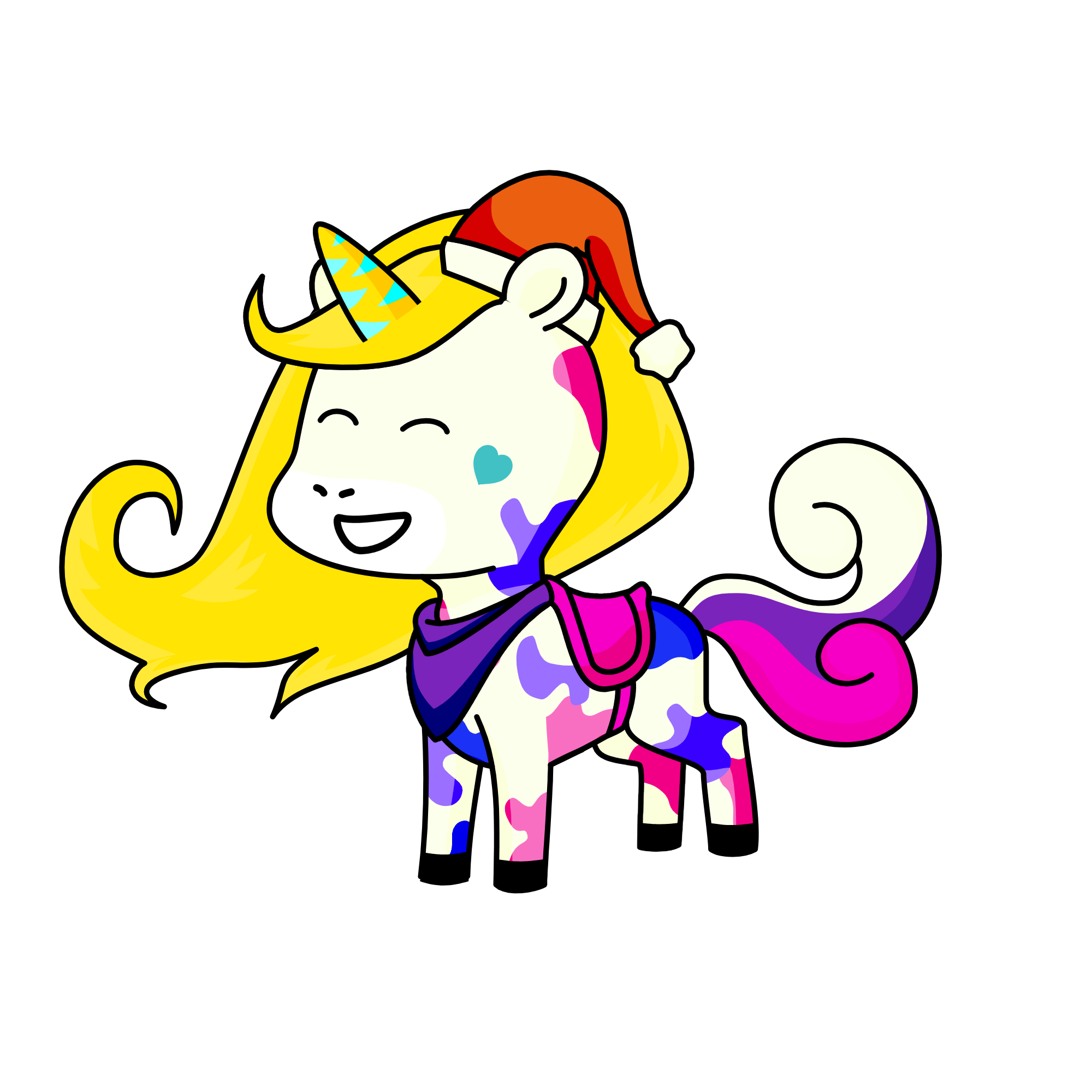 snowy, the unicorn