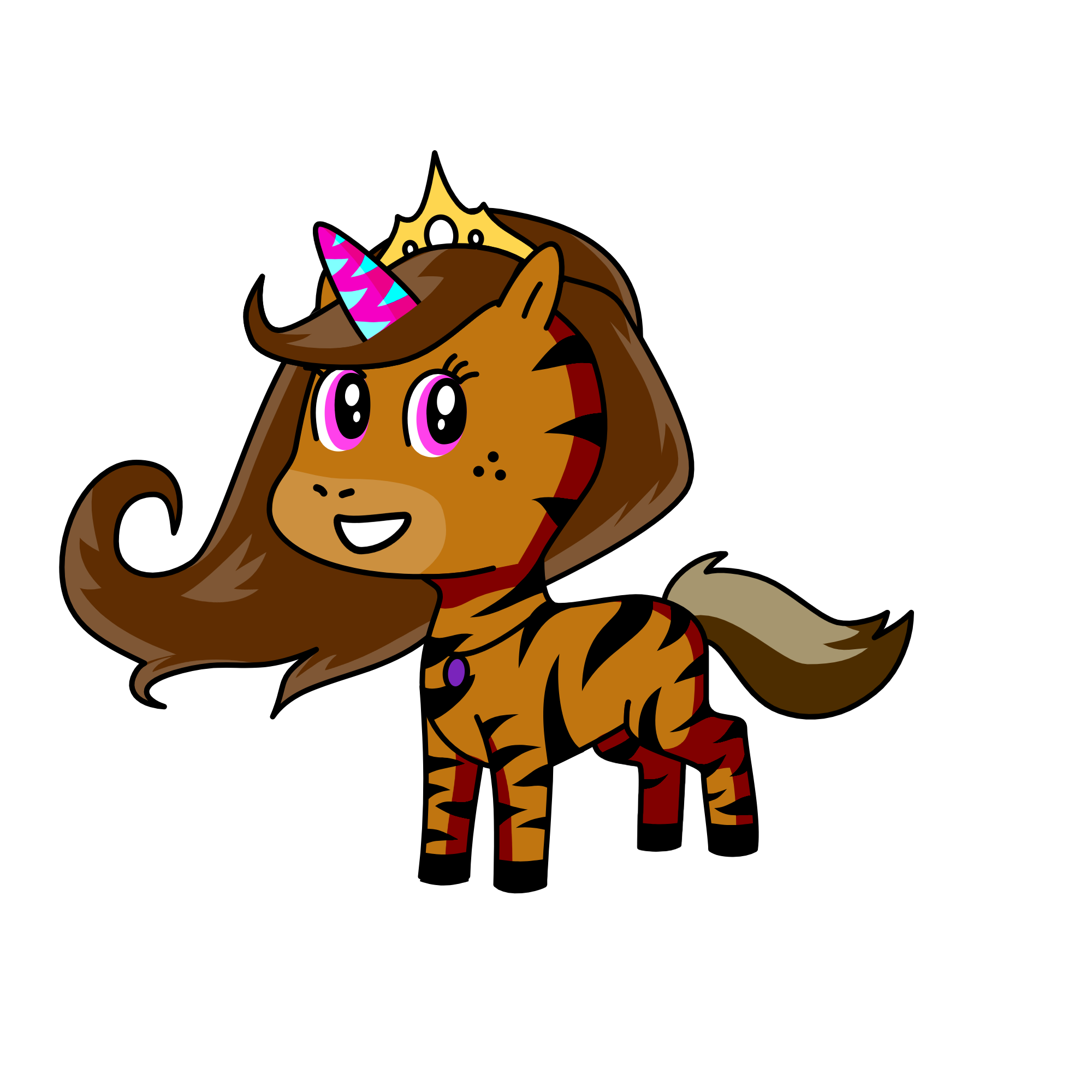 Queen Z, the unicorn