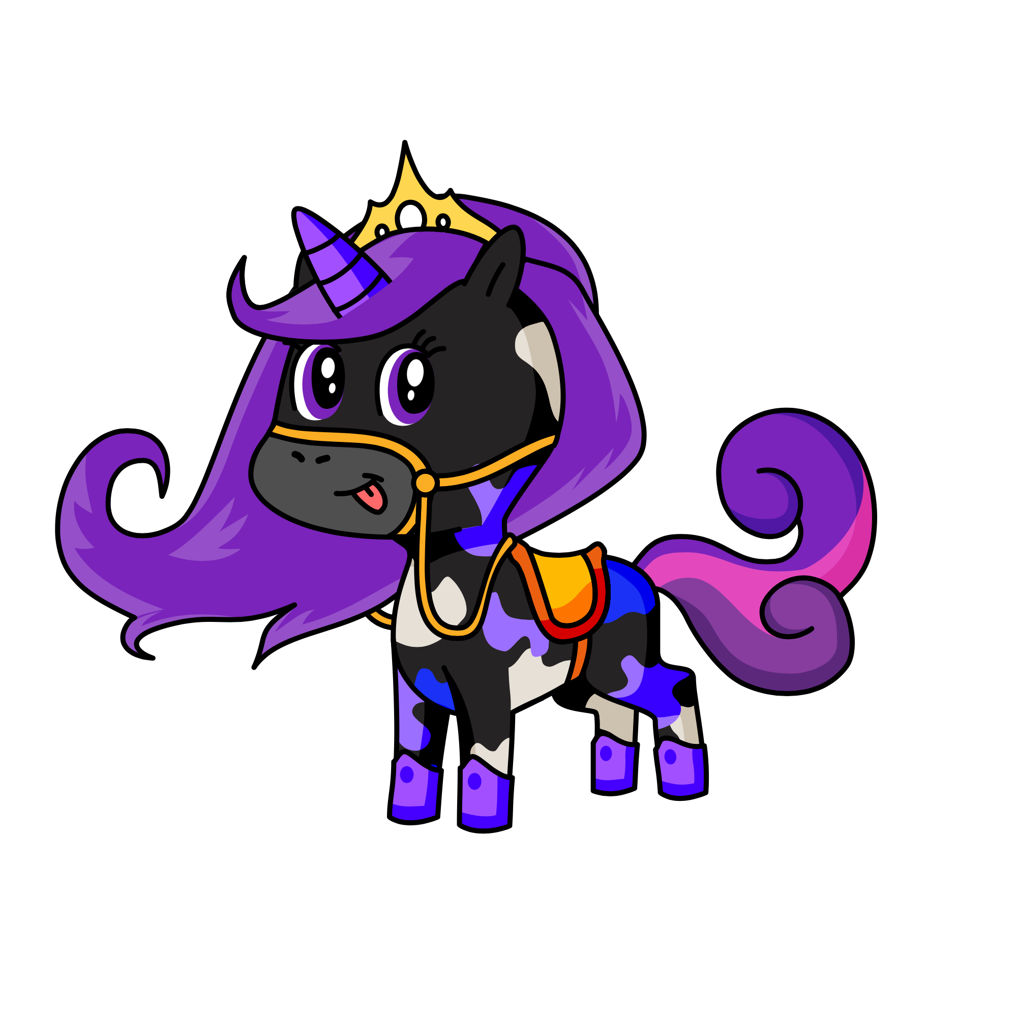 Dark, the unicorn