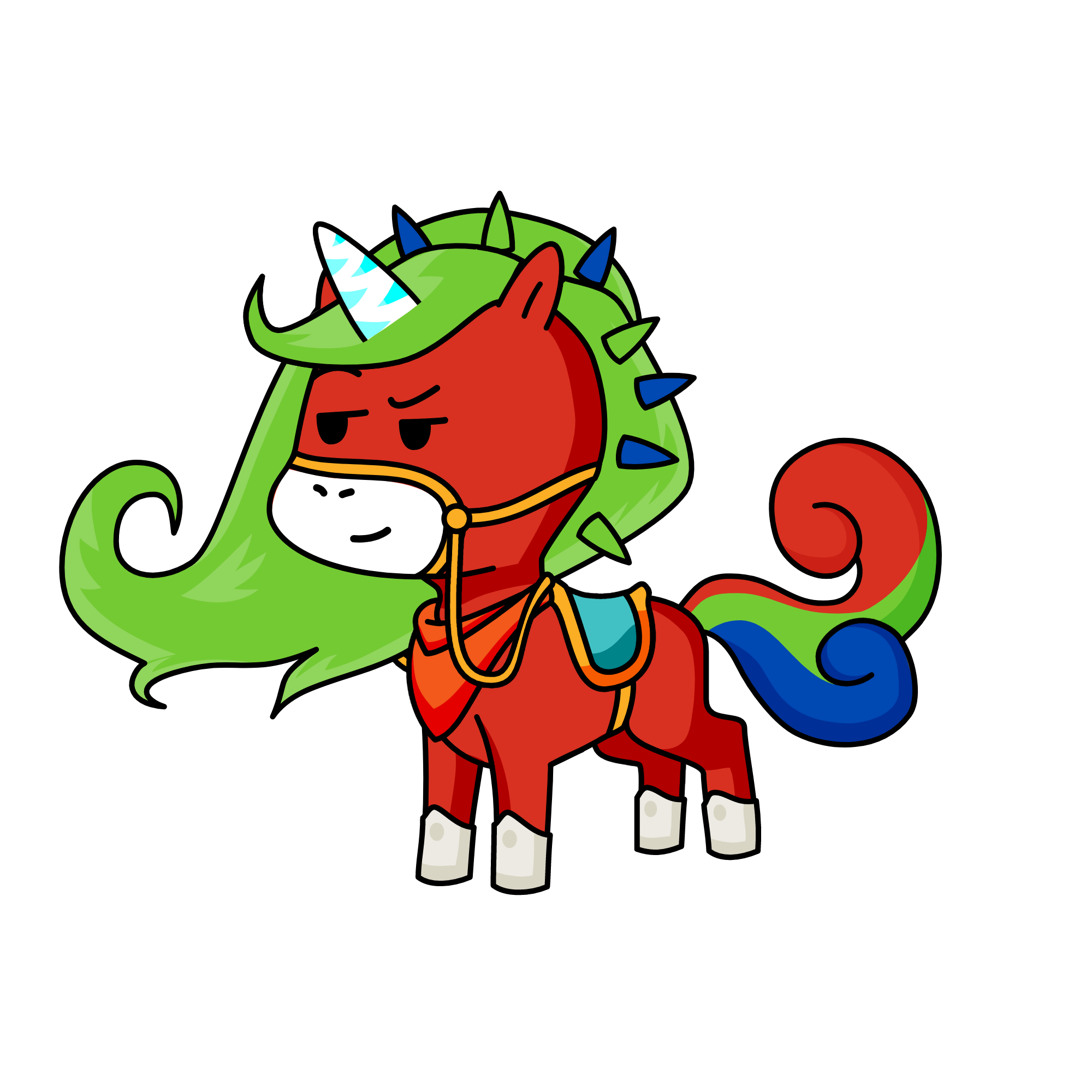 Evil, the unicorn