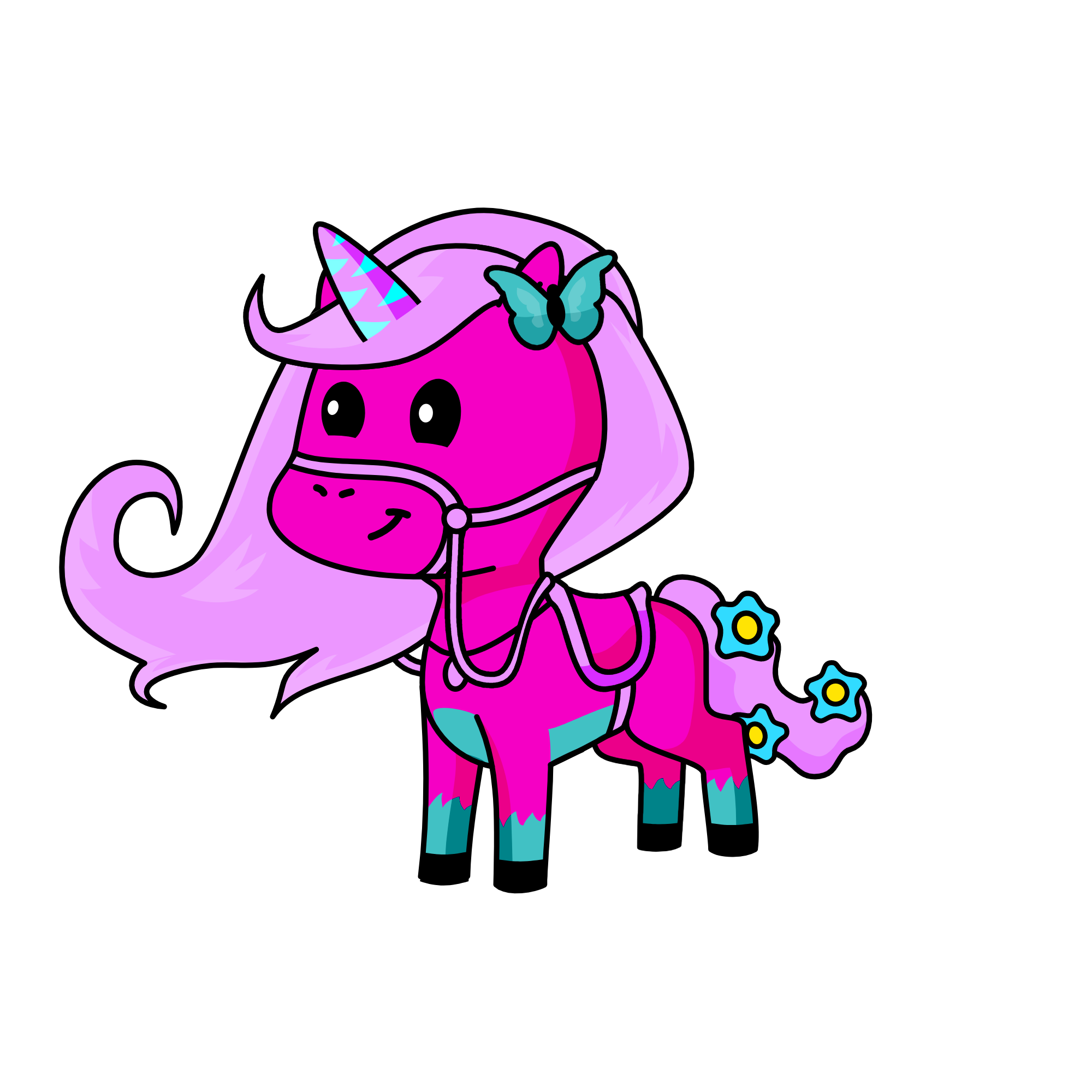 Conincandy, the unicorn