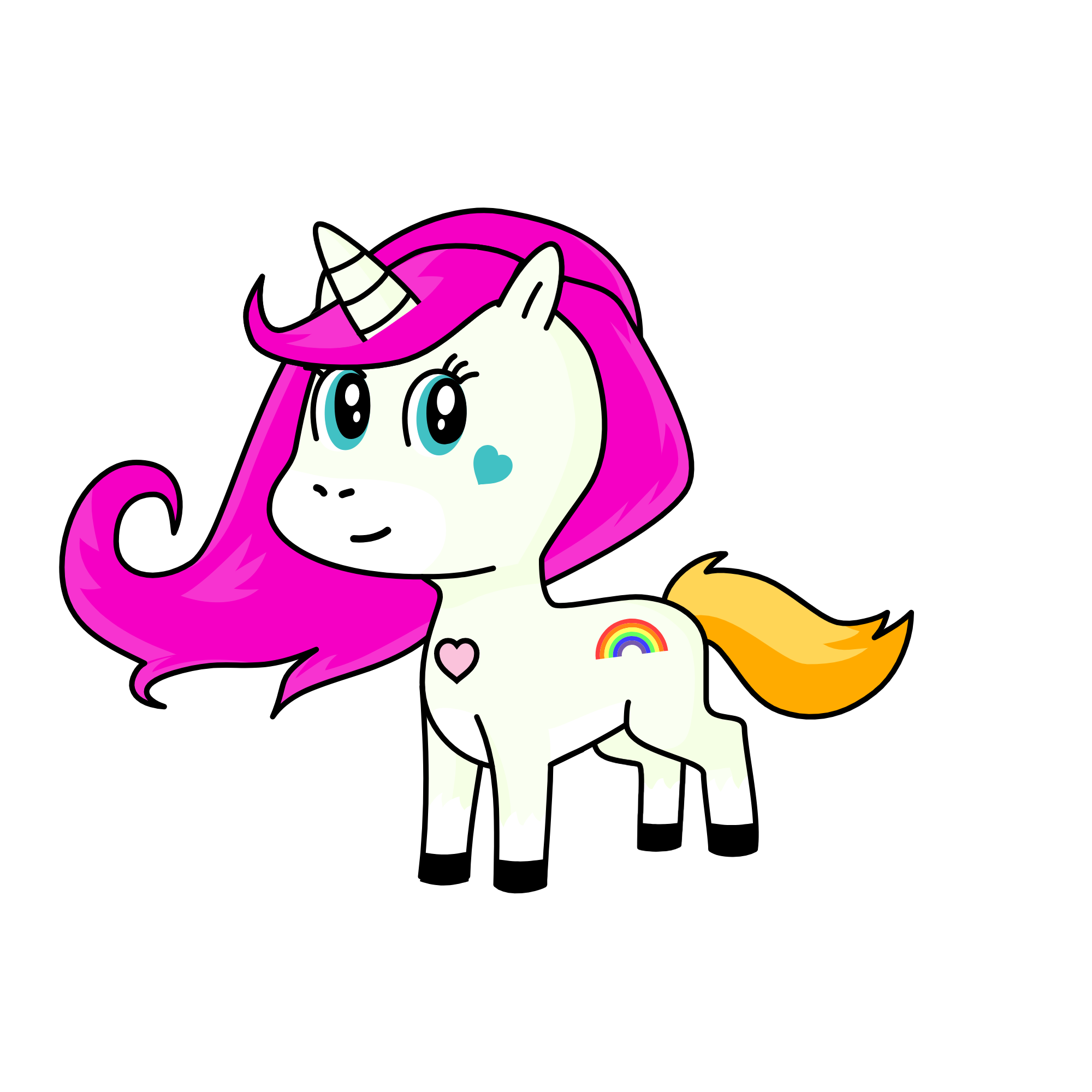 pinky, the unicorn