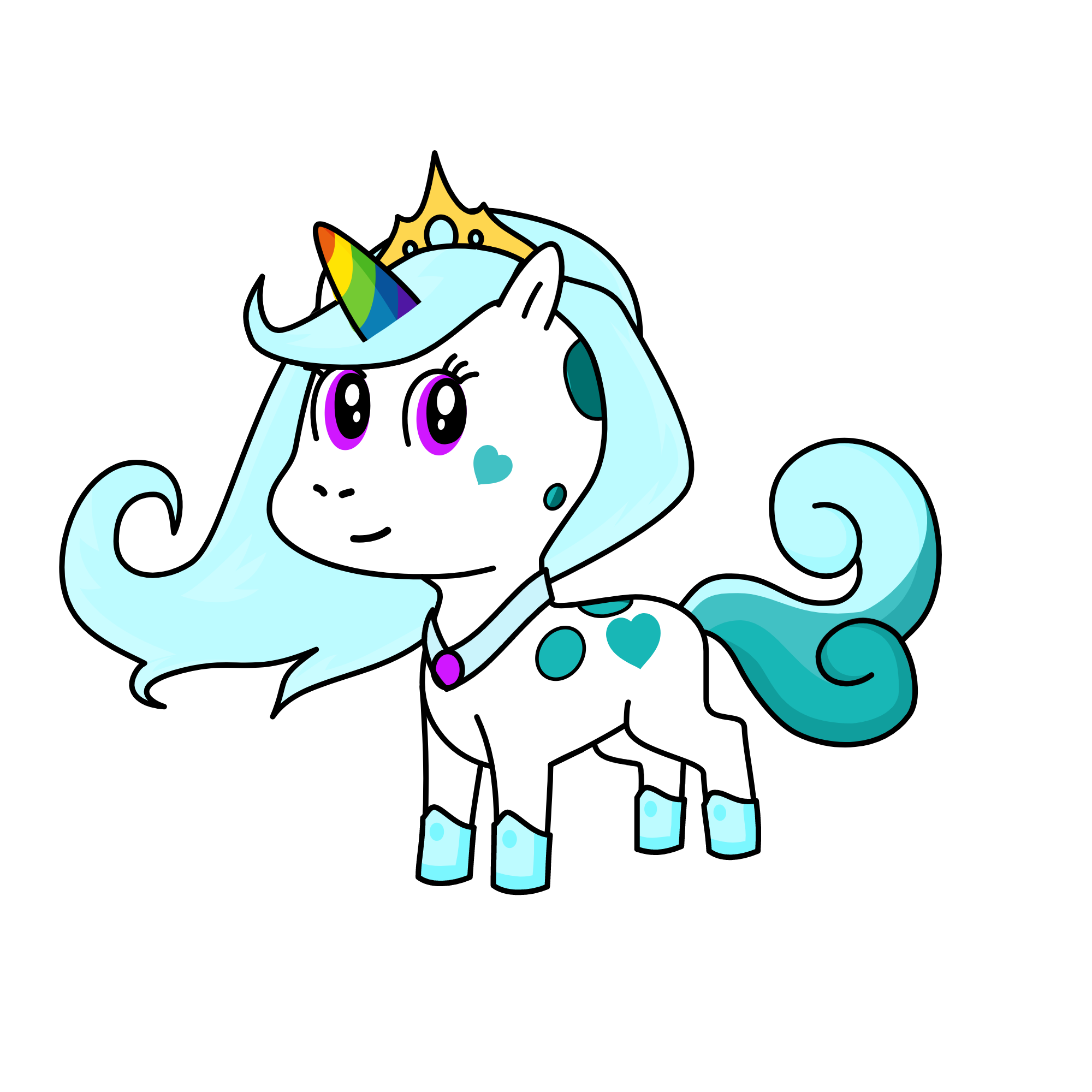 princess luna, the unicorn